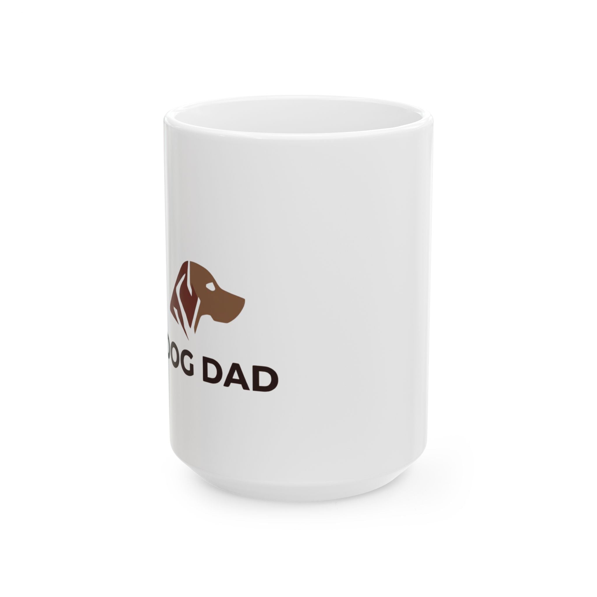 Dog Dad Ceramic Mug - 11oz & 15oz, Perfect Gift for Pet Lovers, Custom Dog Mug for Birthdays, Father's Day, Cute Coffee Cup