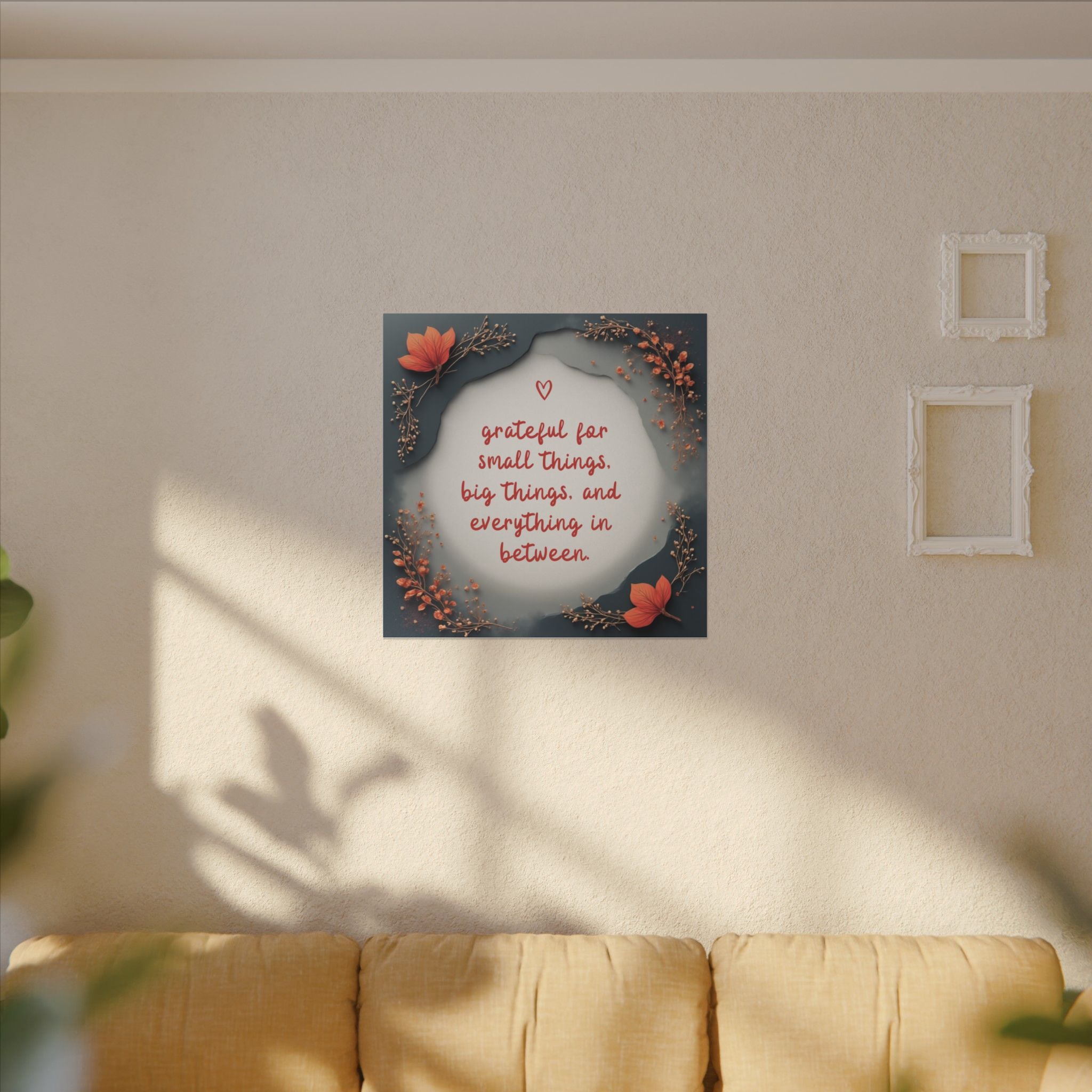 Gratitude Illustration Canvas