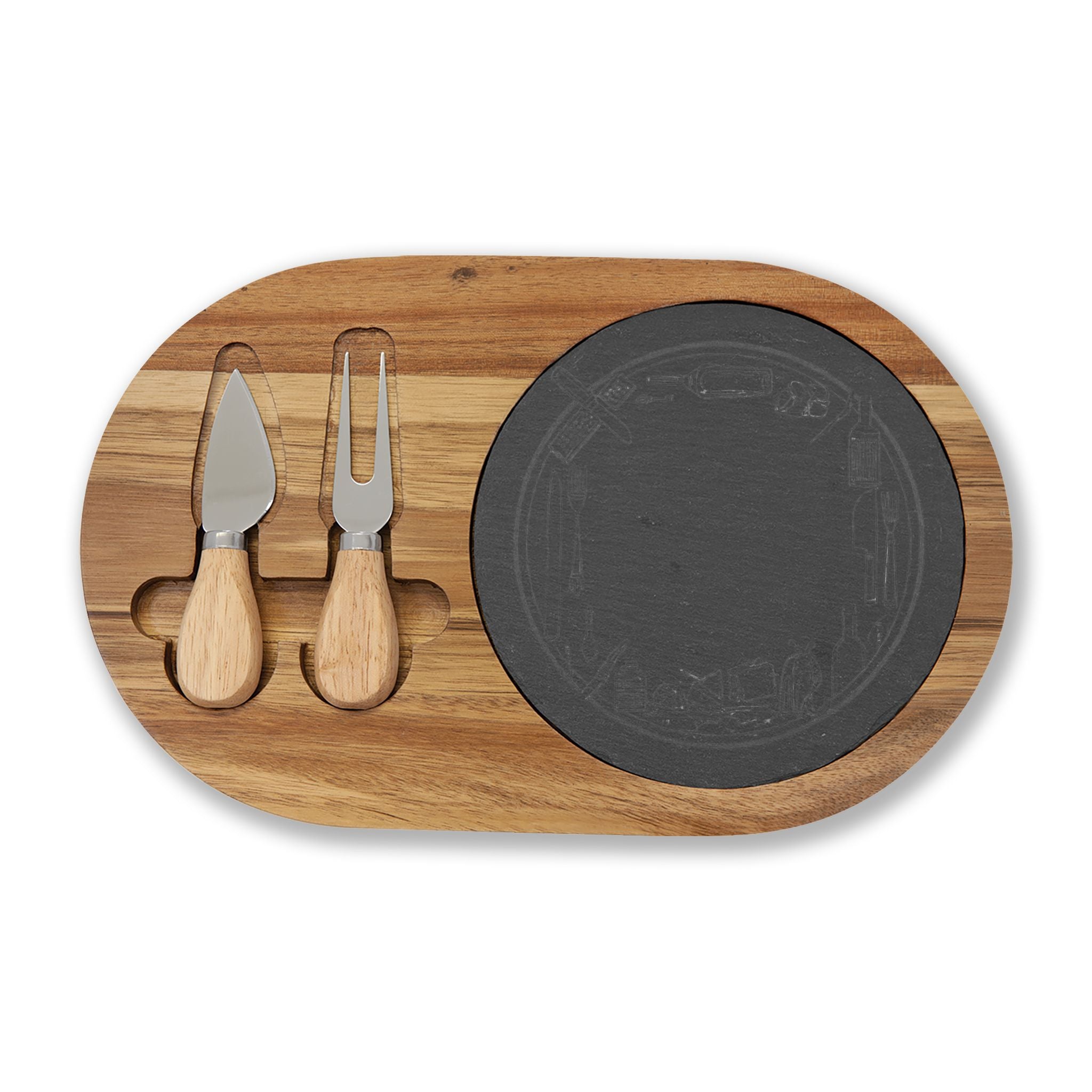 Engraved Charcuterie Board | Personalized Cheese Serving Platter, Entertaining Essentials, Charcuterie Tools