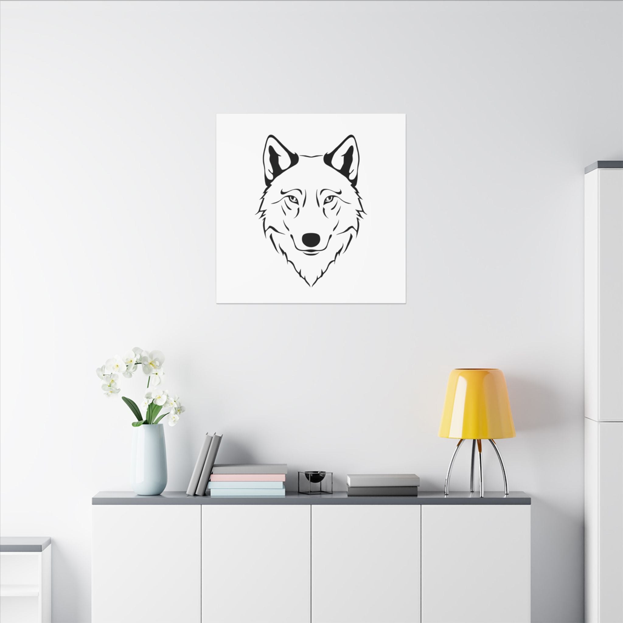 Wolf head art Canvas
