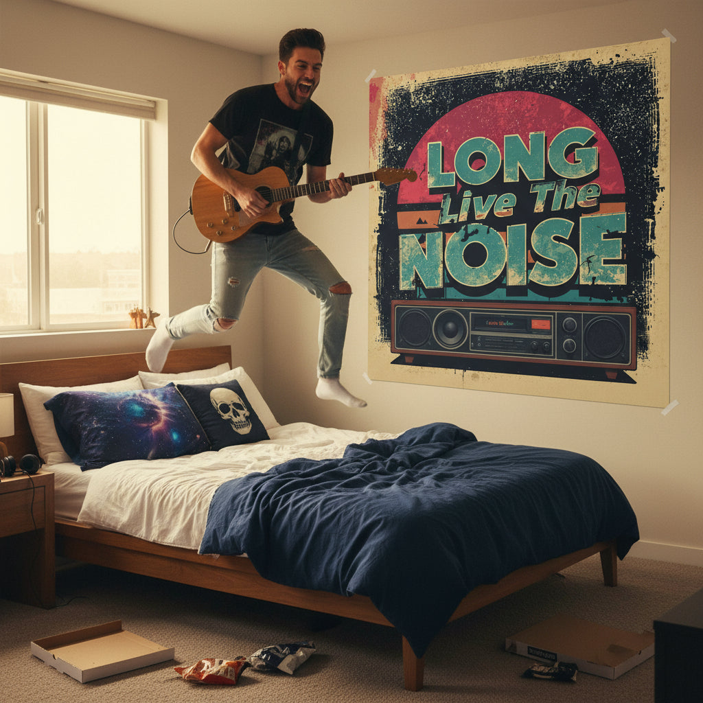 Long live the noise art Canvas