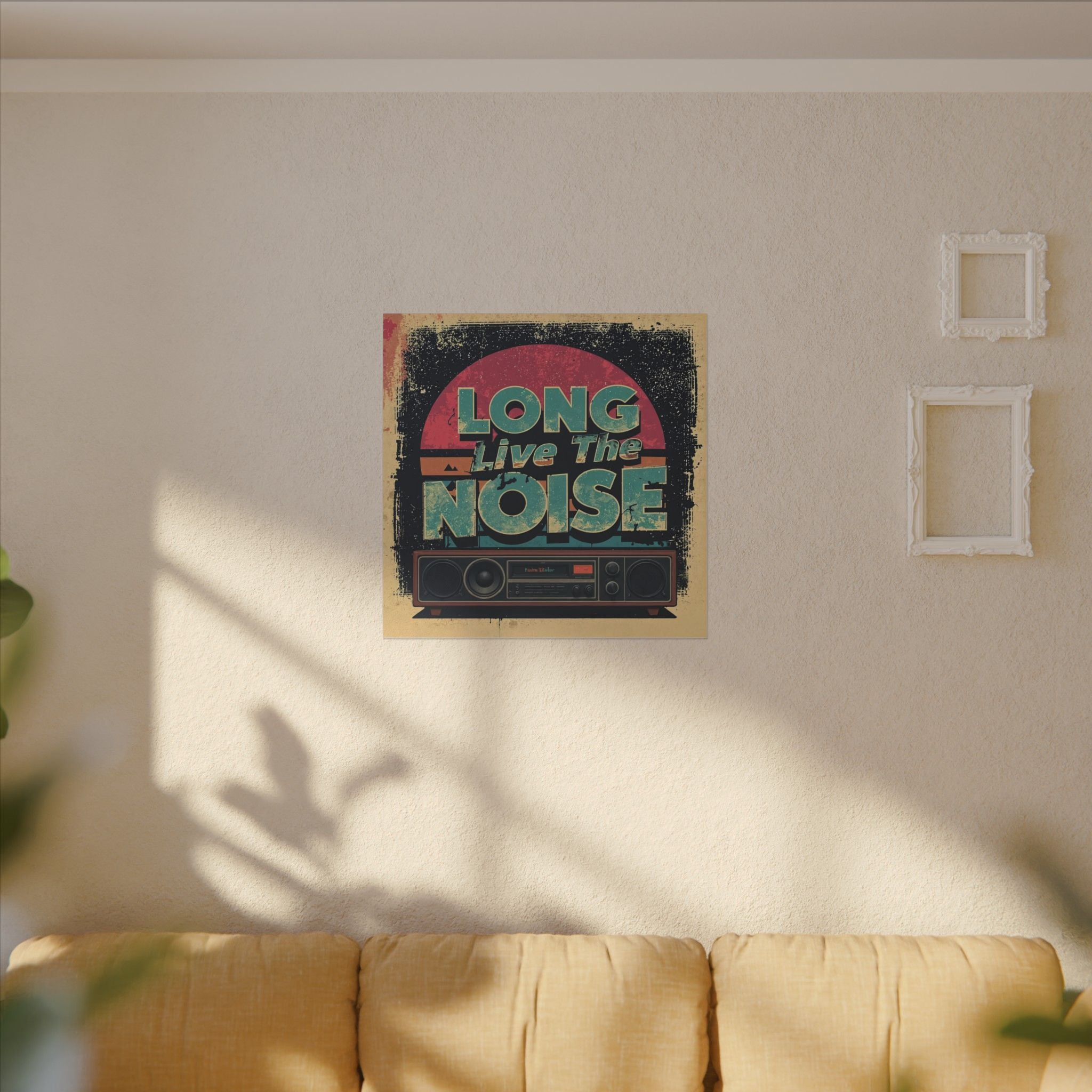Long live the noise art Canvas