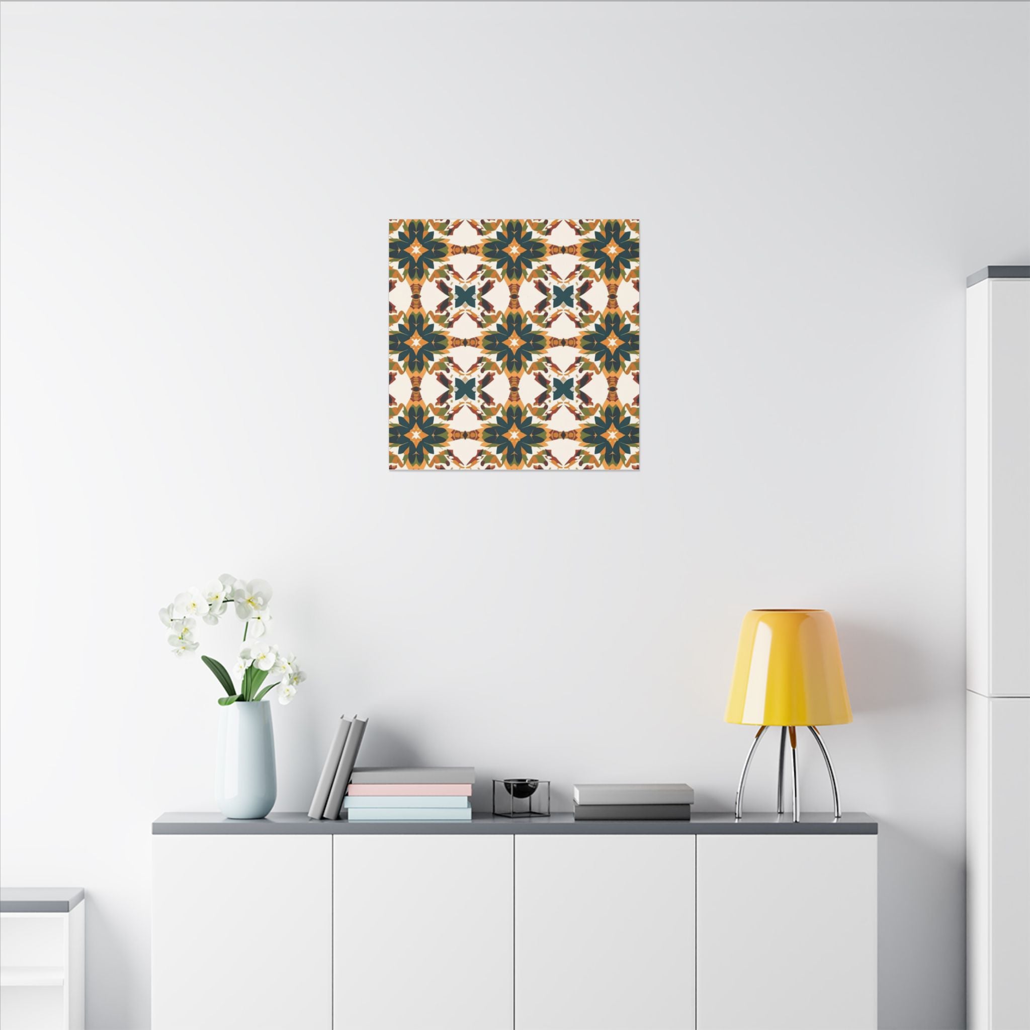 Shweshwe Pattern Canvas Print