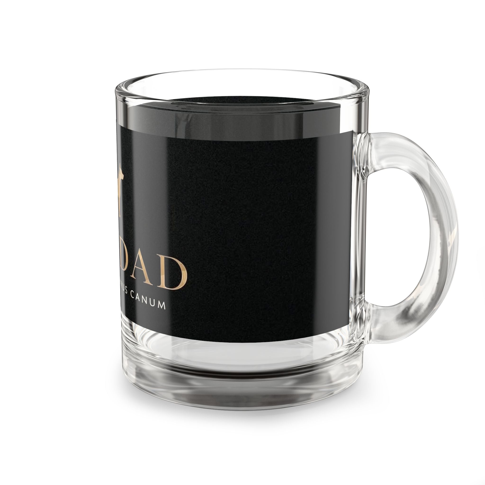 Personalized Dog Dad Glass Mug, 10oz Coffee Cup, Perfect for Pet Lovers, Unique Gift for Father's Day, Dog Owner's Gift, Black and [...]