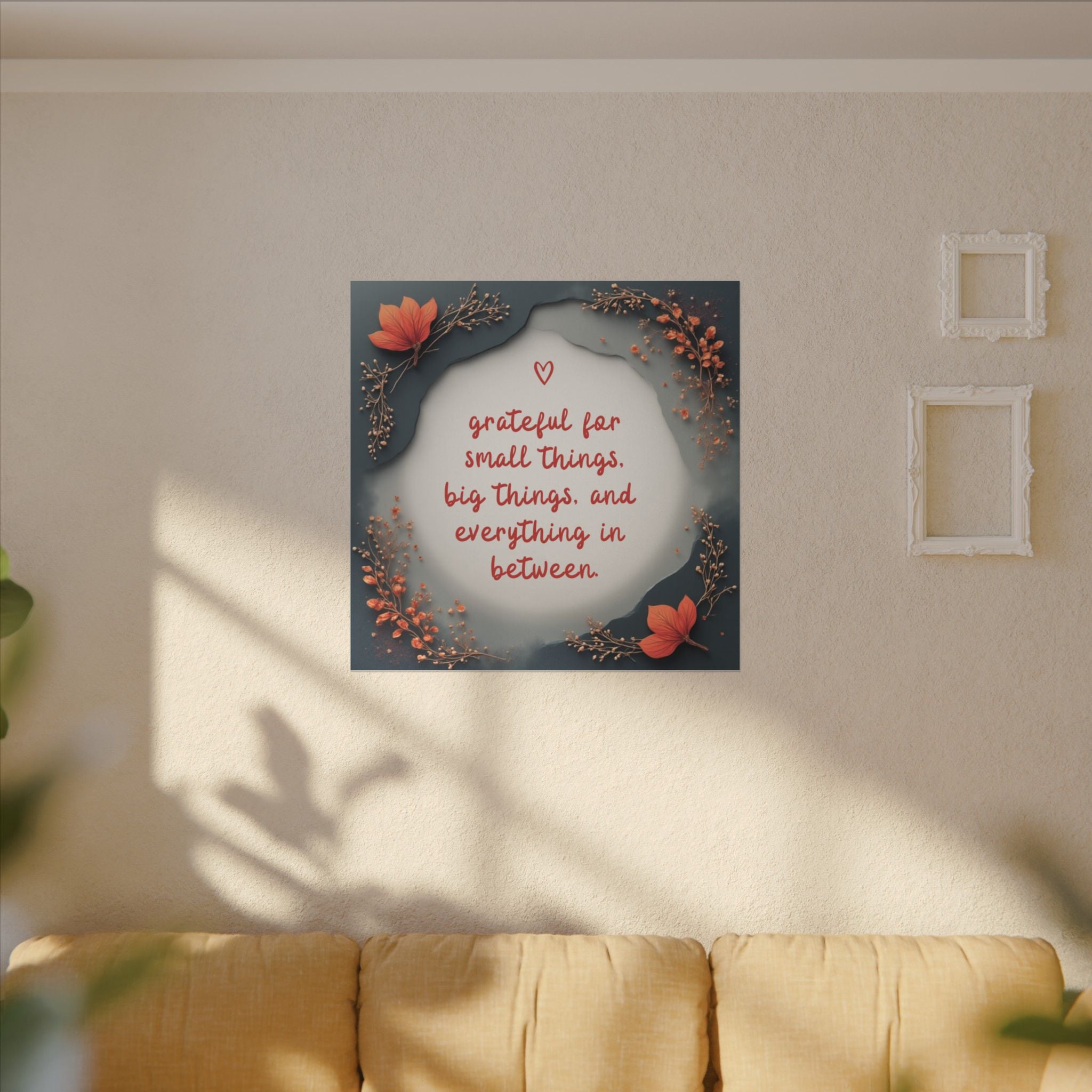 Gratitude Illustration Canvas