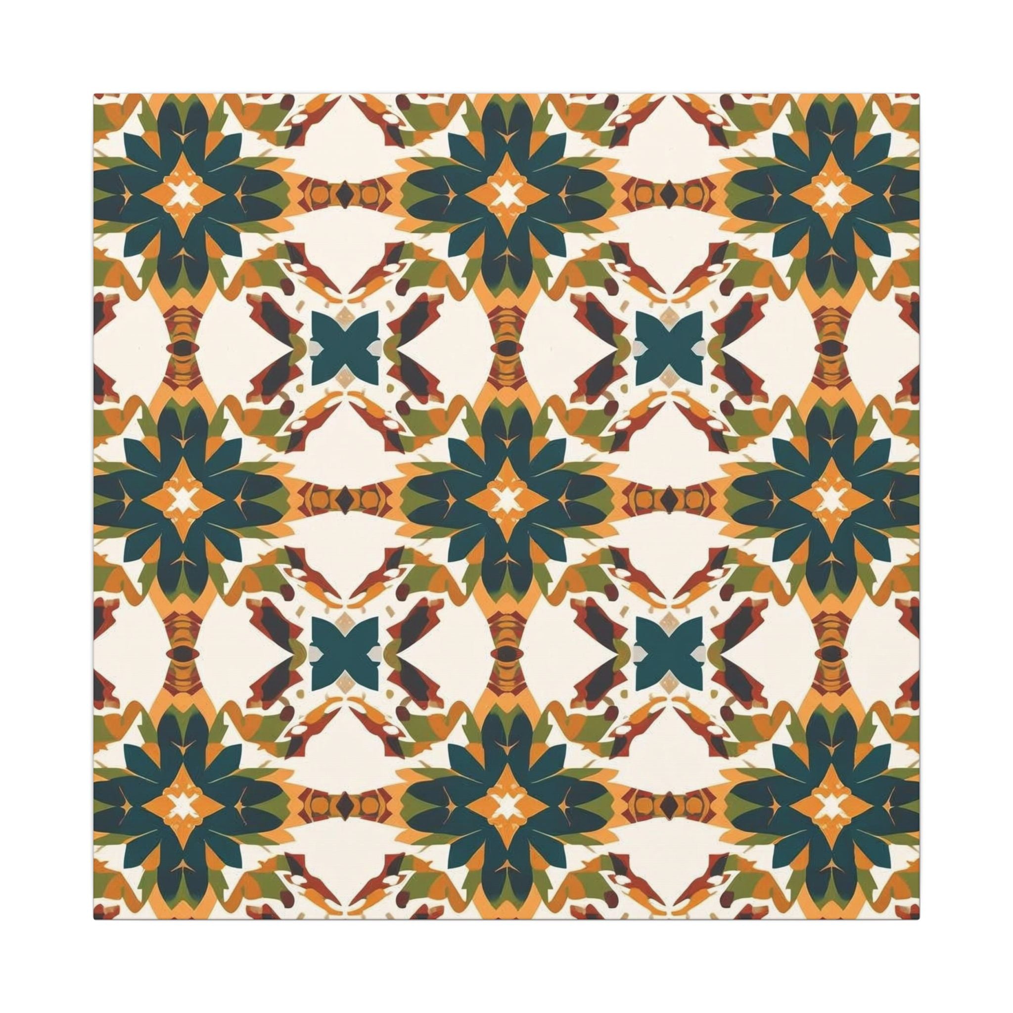 Shweshwe Pattern Canvas Print