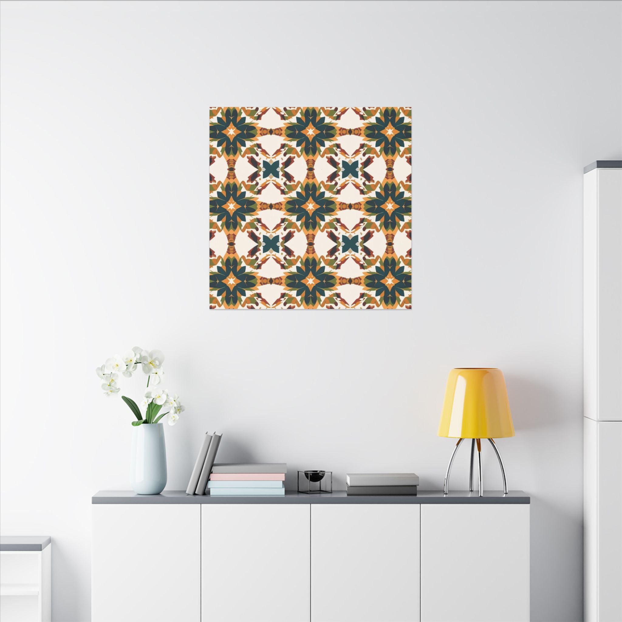 Shweshwe Pattern Canvas Print
