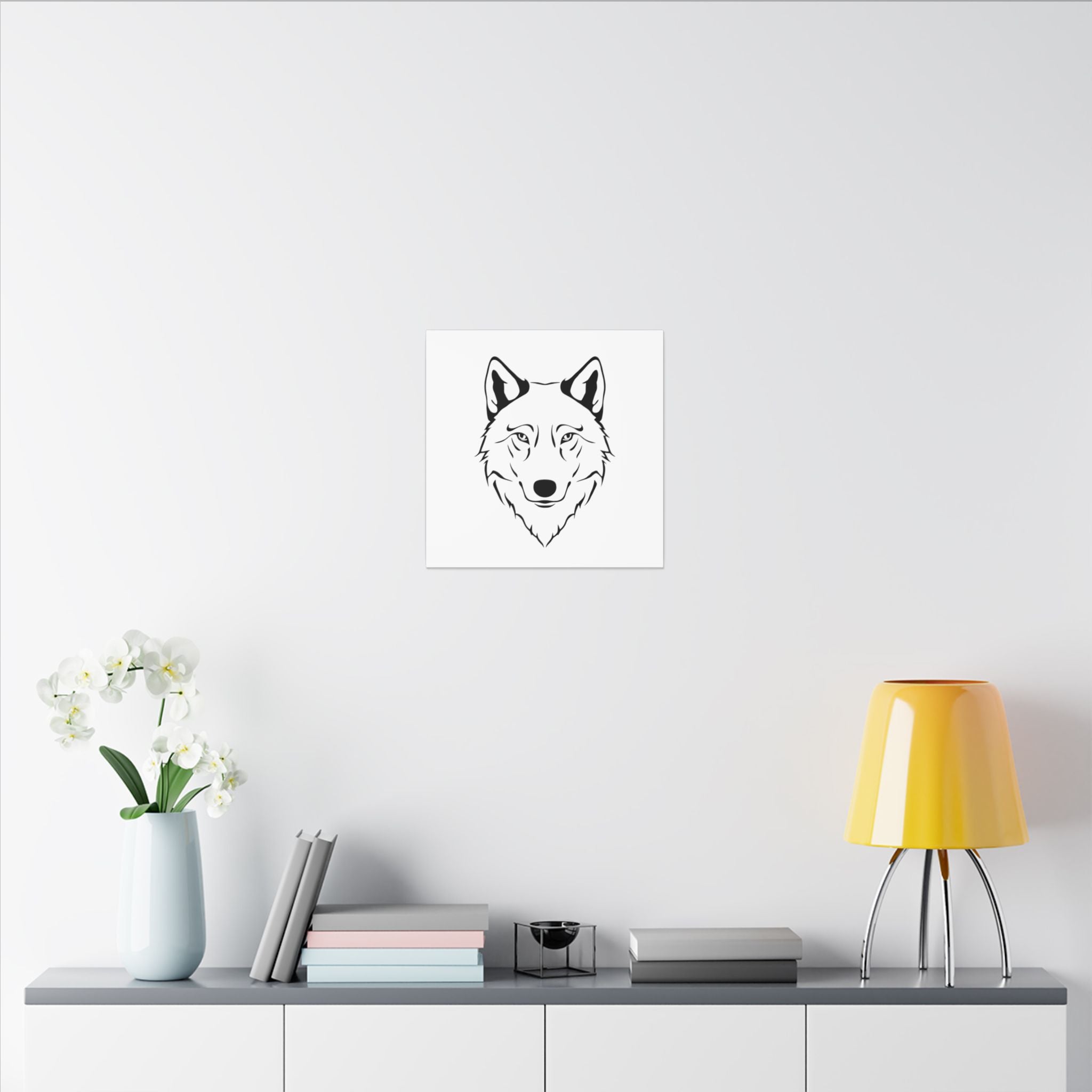 Wolf head art Canvas