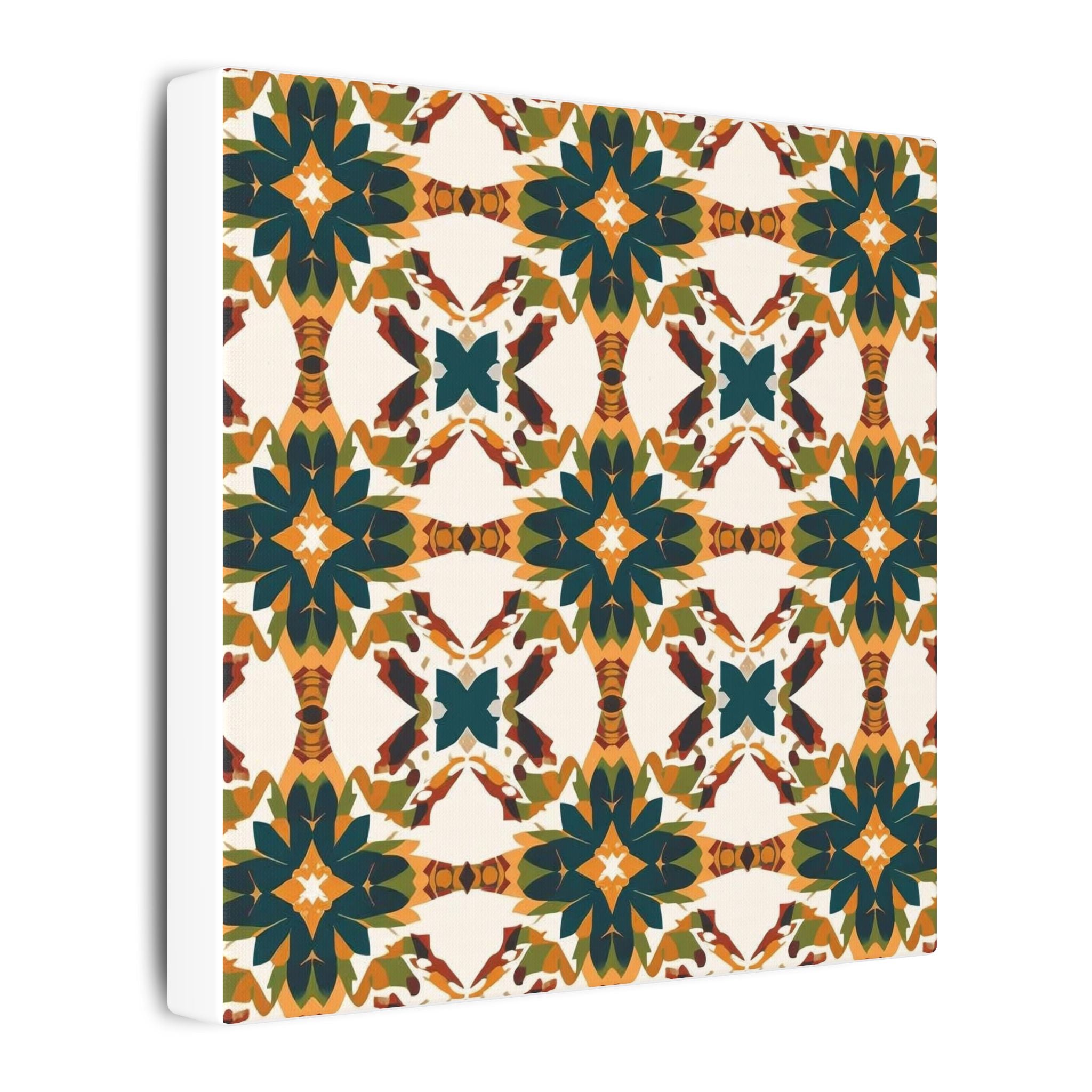 Shweshwe Pattern Canvas Print