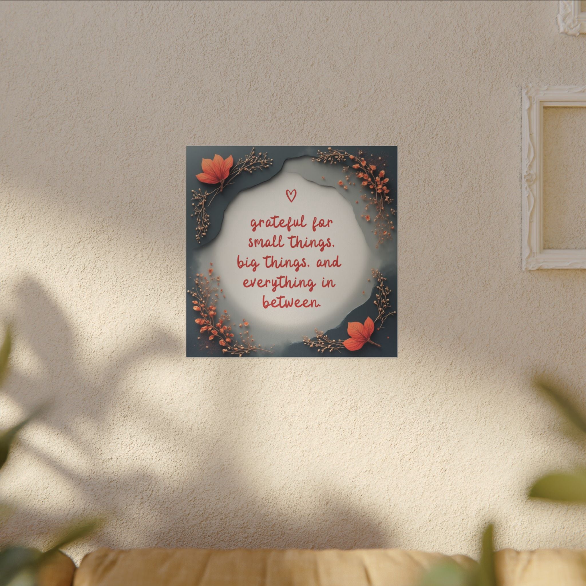 Gratitude Illustration Canvas