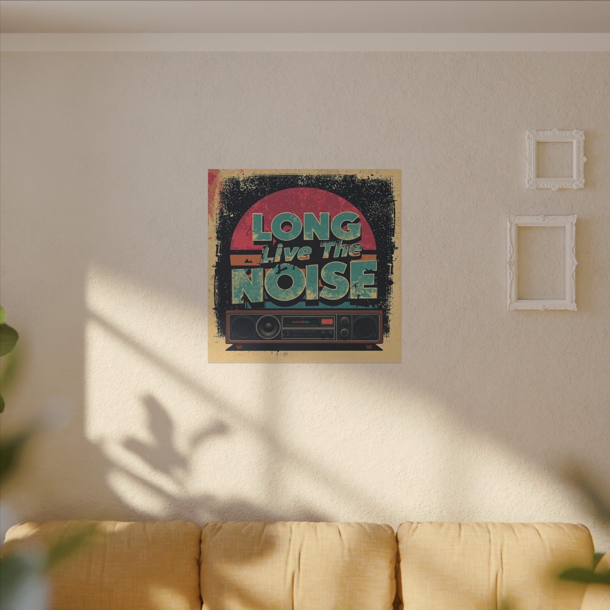 Long live the noise art Canvas