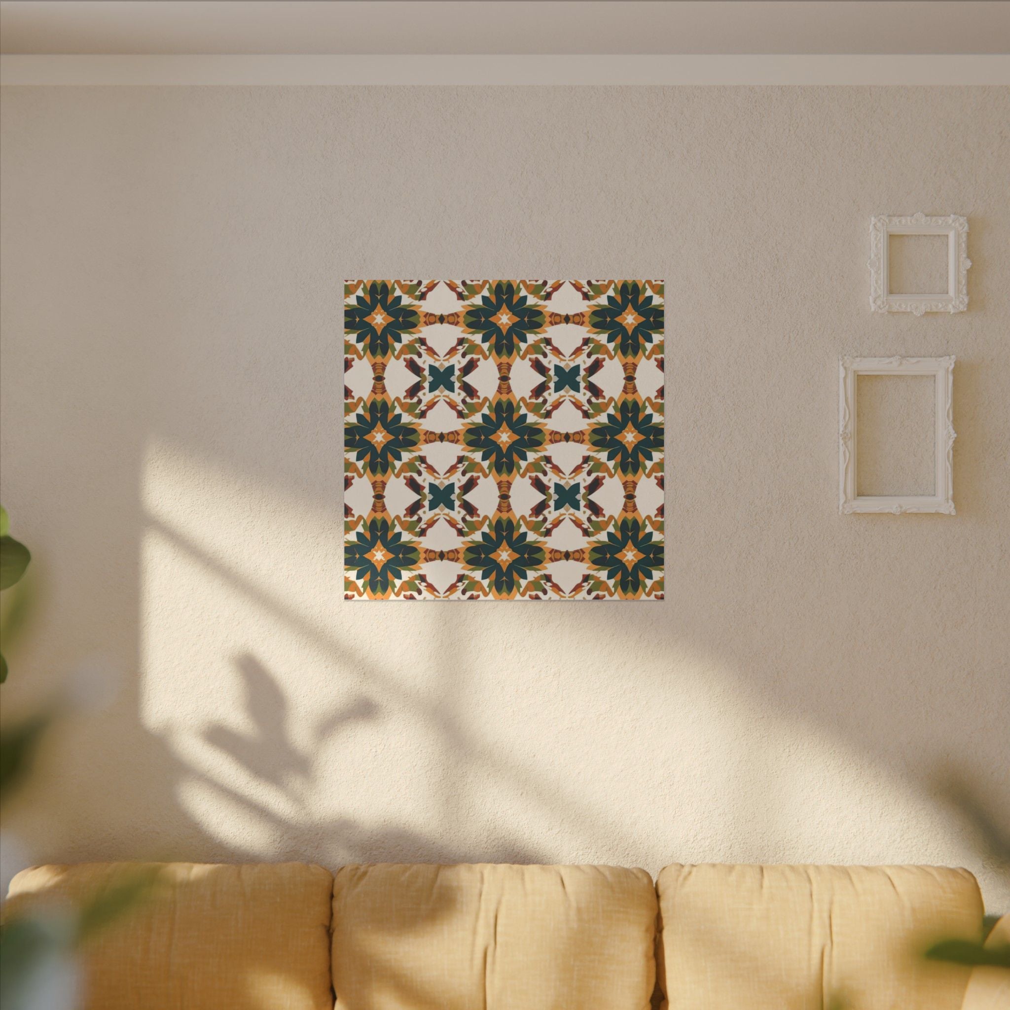 Shweshwe Pattern Canvas Print