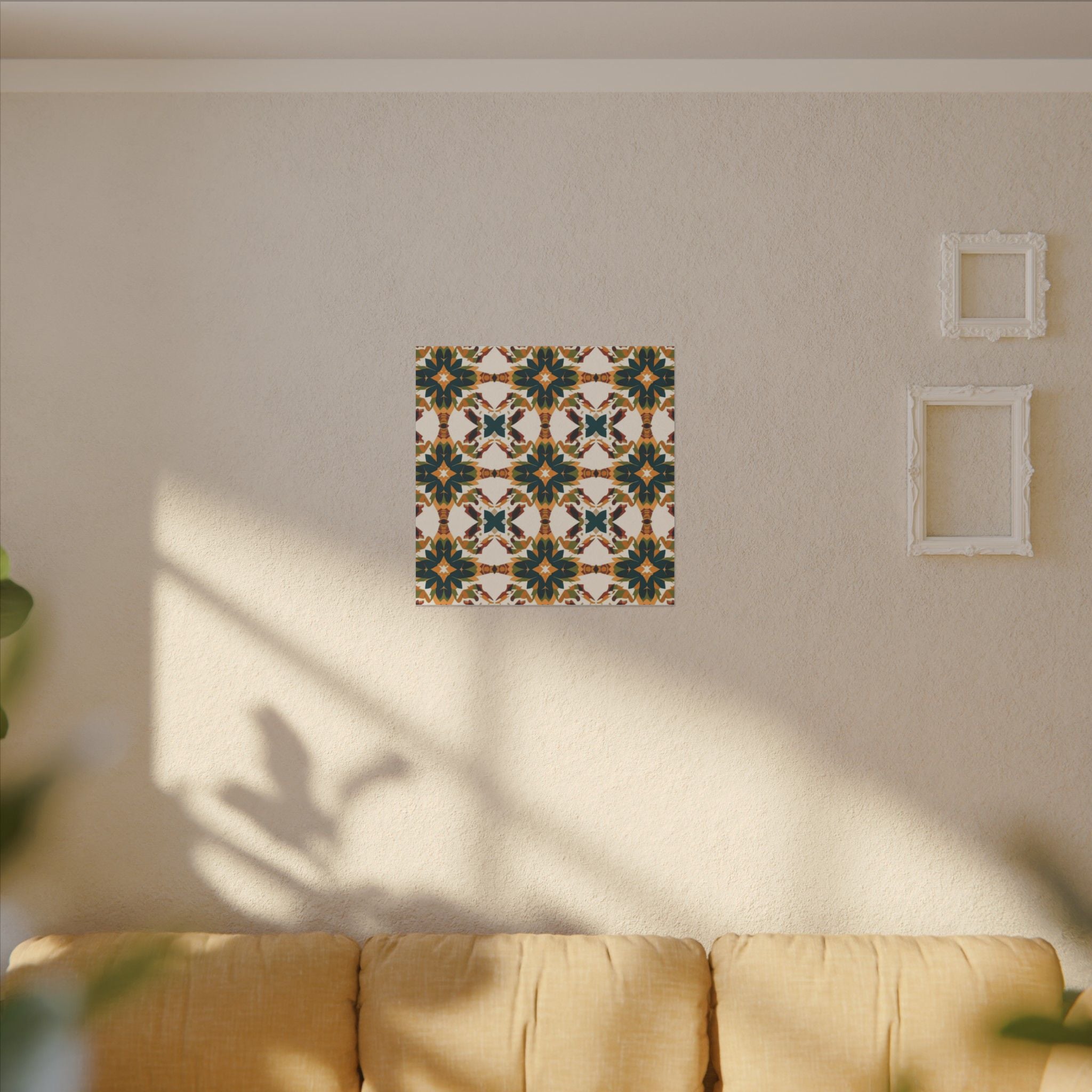 Shweshwe Pattern Canvas Print