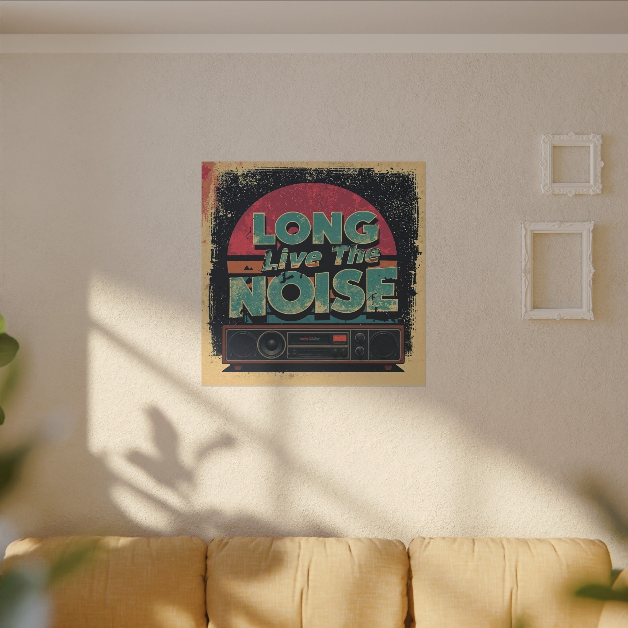 Long live the noise art Canvas