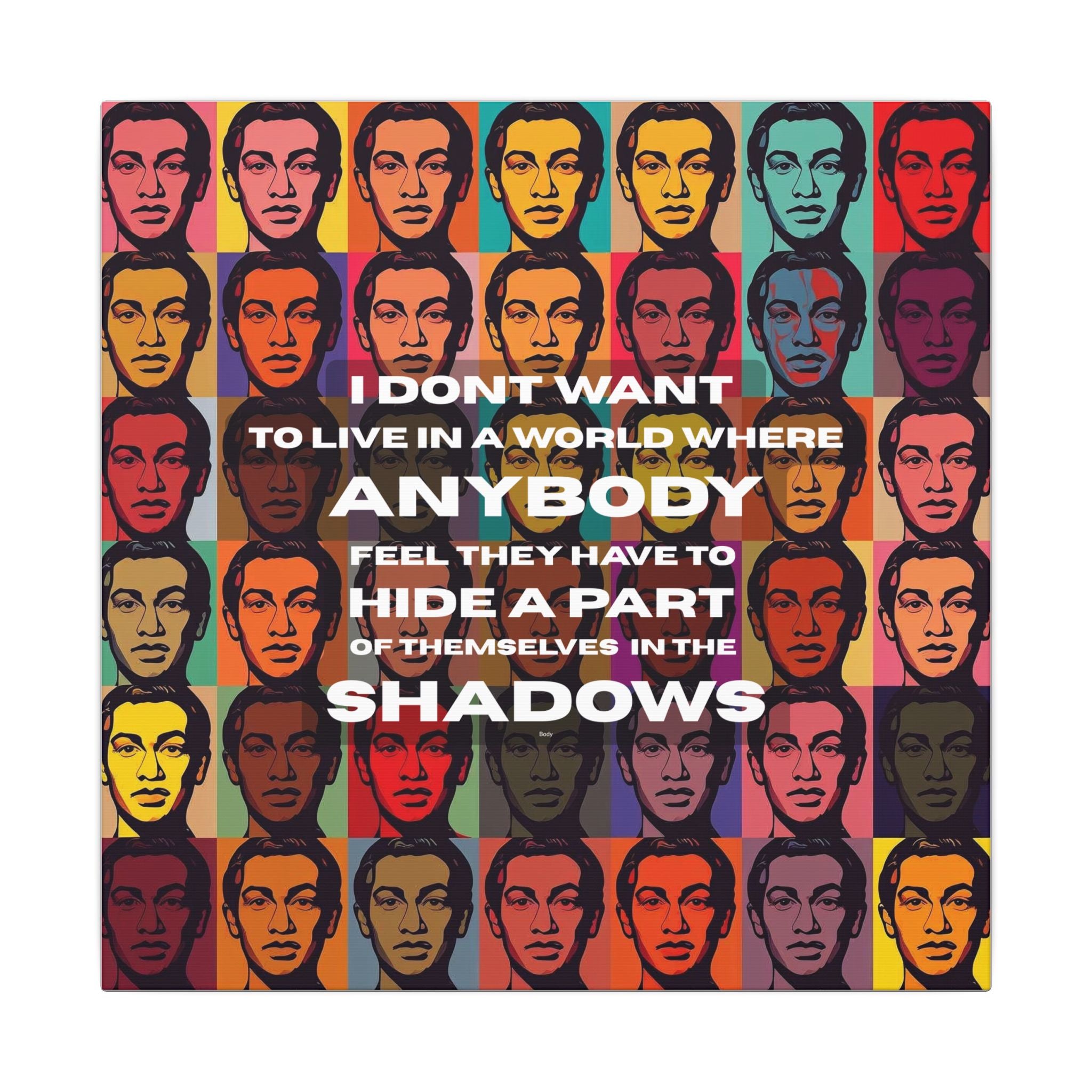 Socially conscious  Illustration Canvas