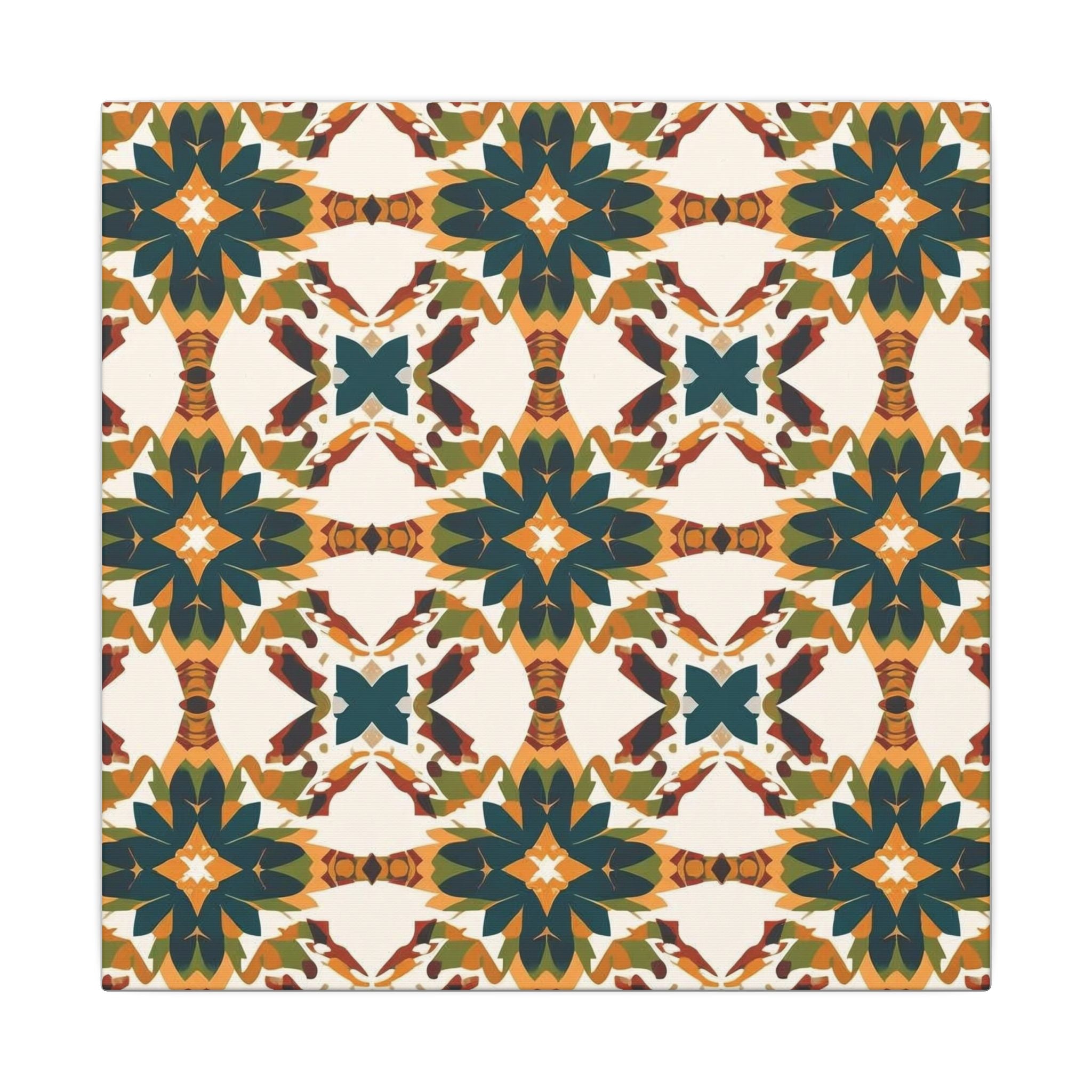 Shweshwe Pattern Canvas Print