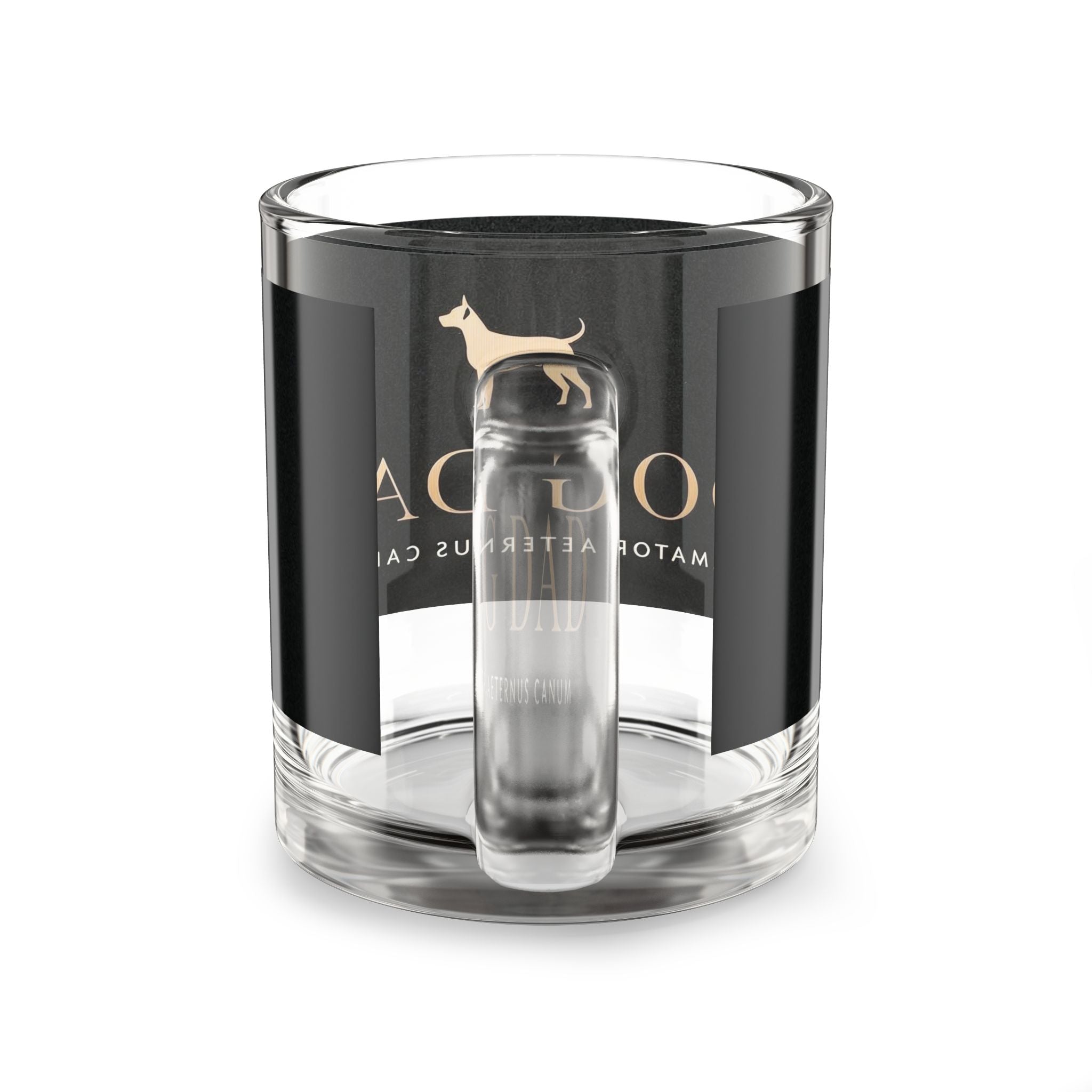 Personalized Dog Dad Glass Mug, 10oz Coffee Cup, Perfect for Pet Lovers, Unique Gift for Father's Day, Dog Owner's Gift, Black and [...]