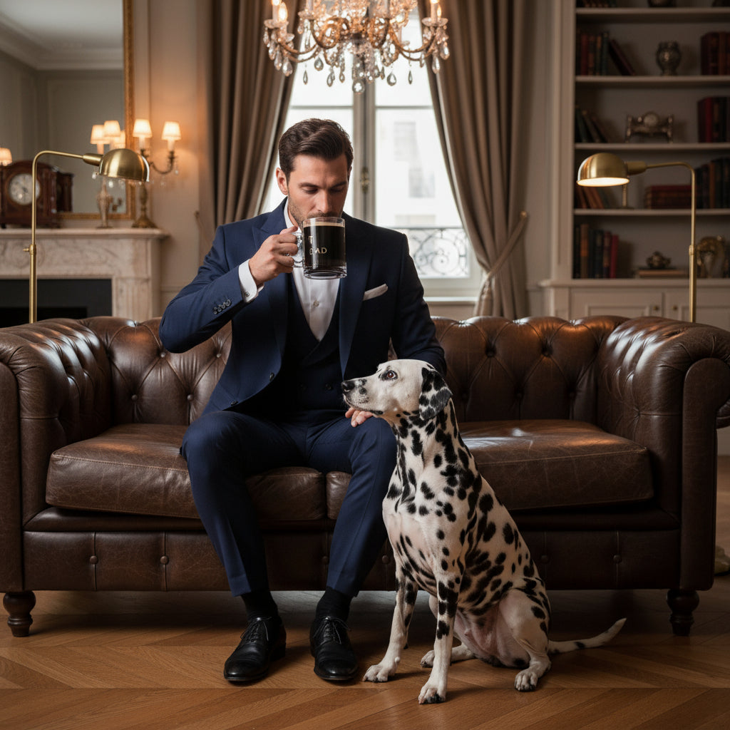 Dog Dad Glass Mug, 10oz Coffee Cup, Perfect for Pet Lovers, Unique Gift for Father's Day, Dog Owner's Gift, Black and [...]