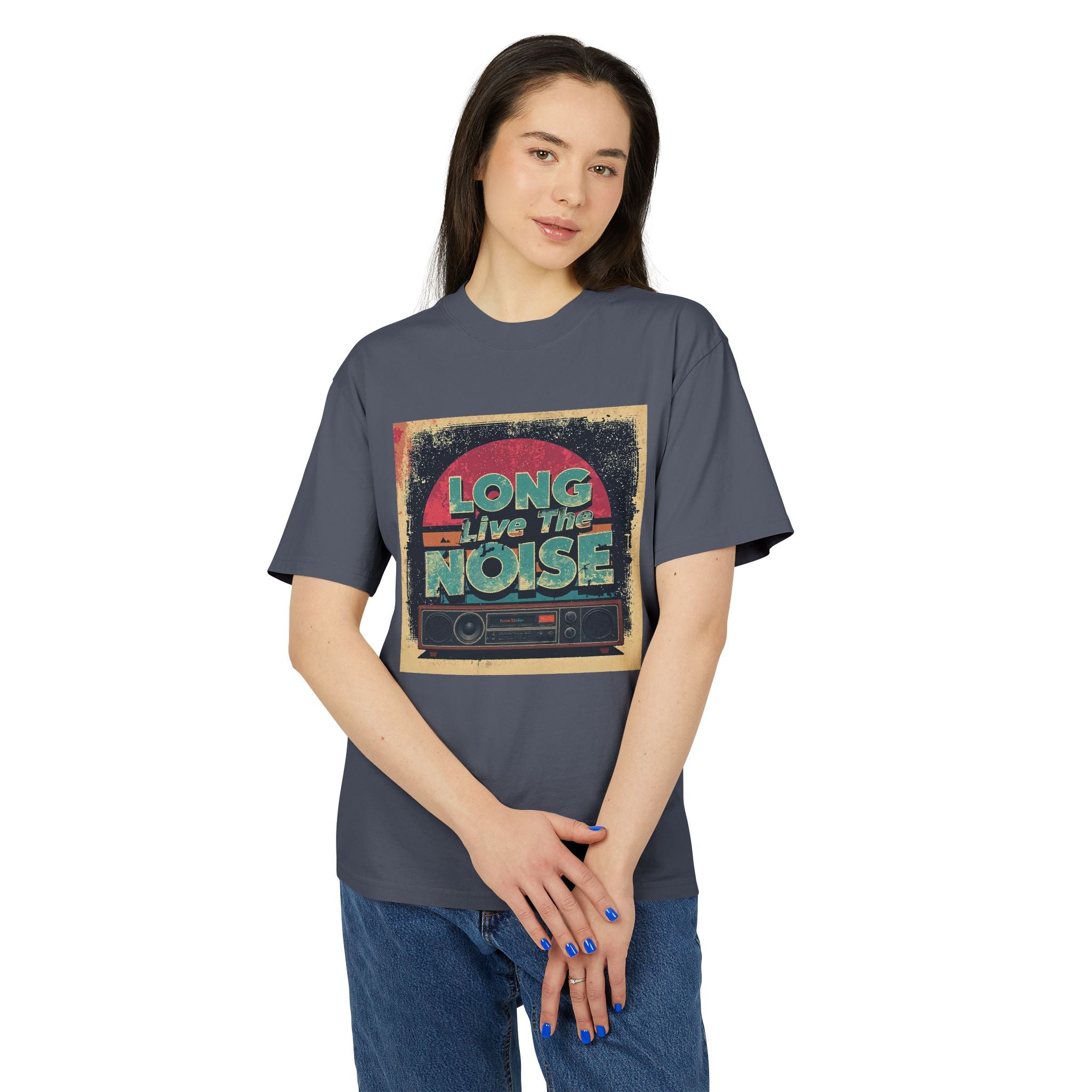 Copy of Vintage-Inspired Unisex Tee, Long Live the Noise Graphic T-Shirt for Music Lovers, Casual Wear, Gift for Concert Goers, Retro Style