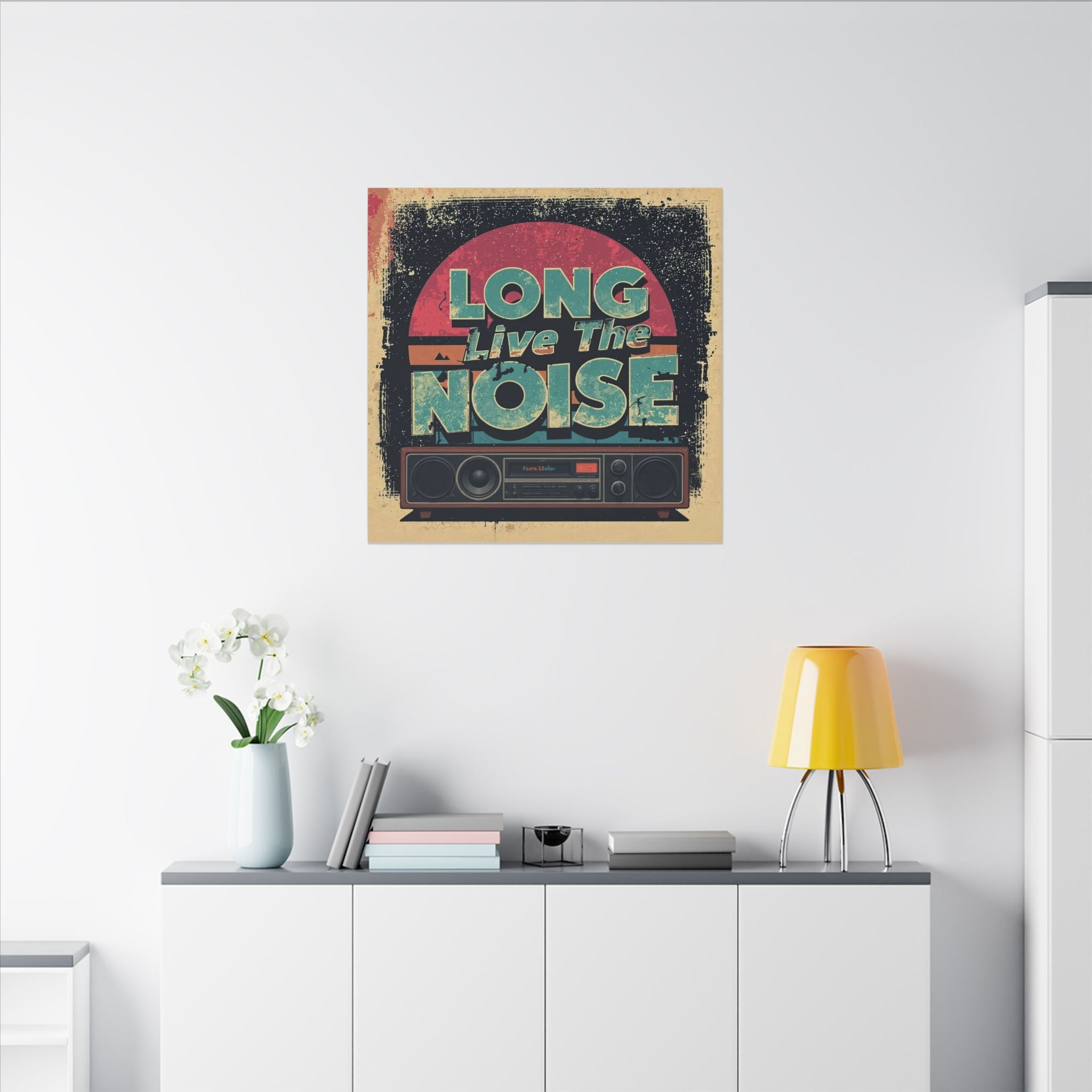 Long live the noise art Canvas