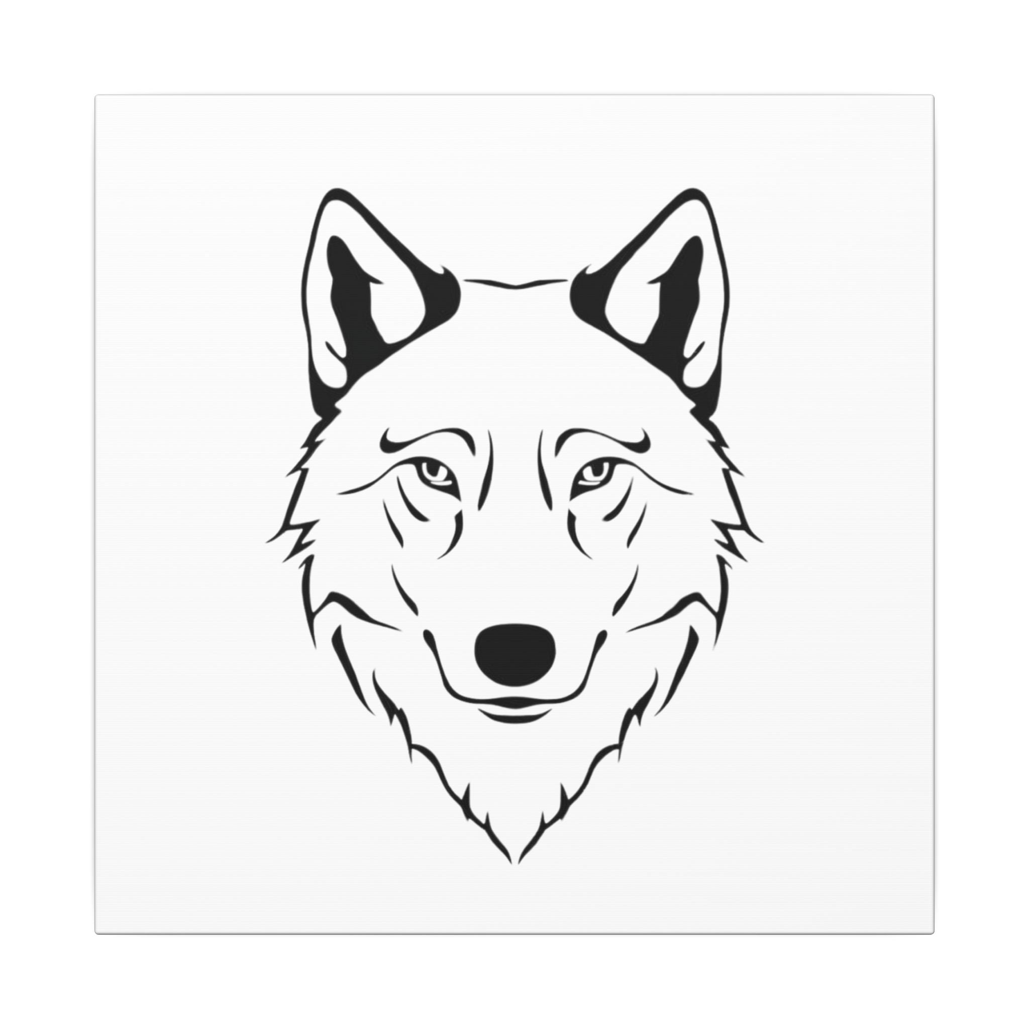 Wolf head art Canvas