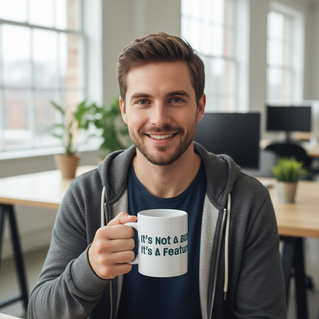 The Official "Feature" Mug | It's Not a Bug