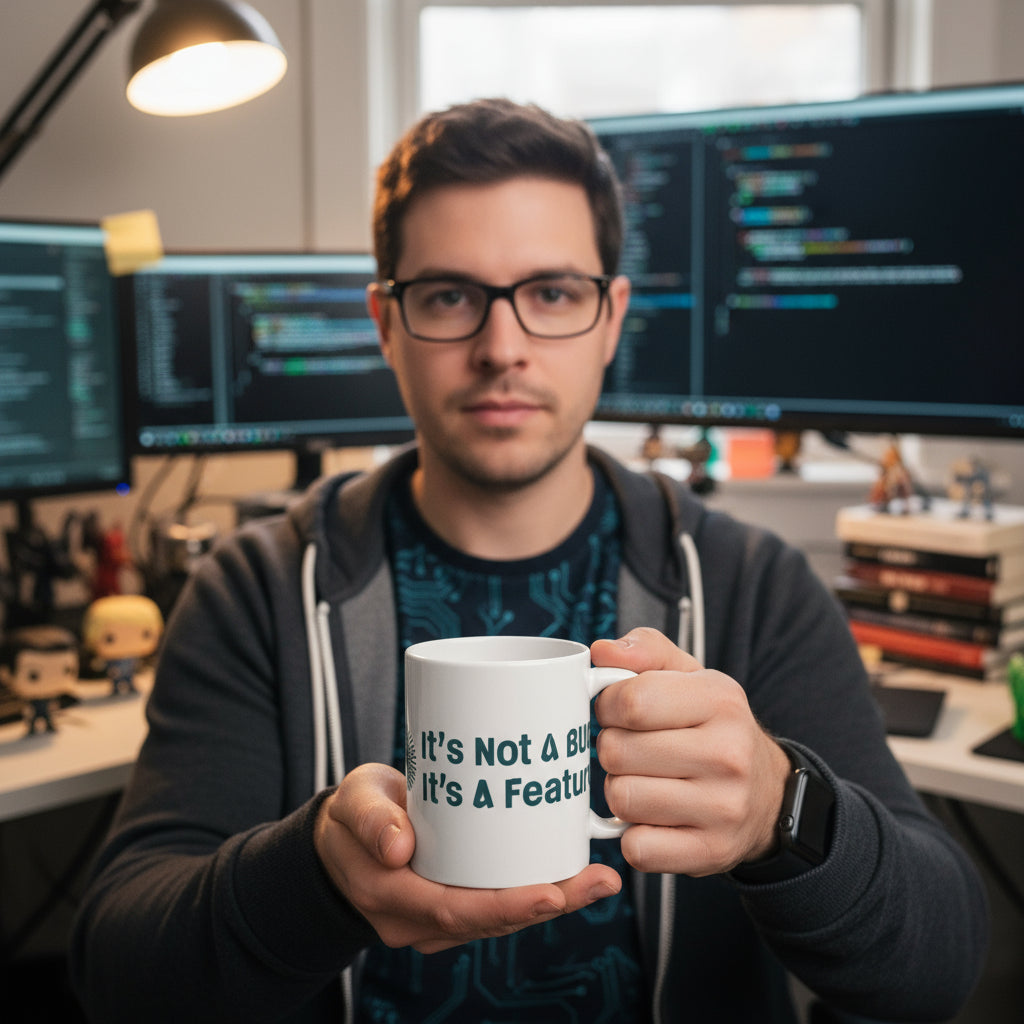 The Official "Feature" Mug | It's Not a Bug