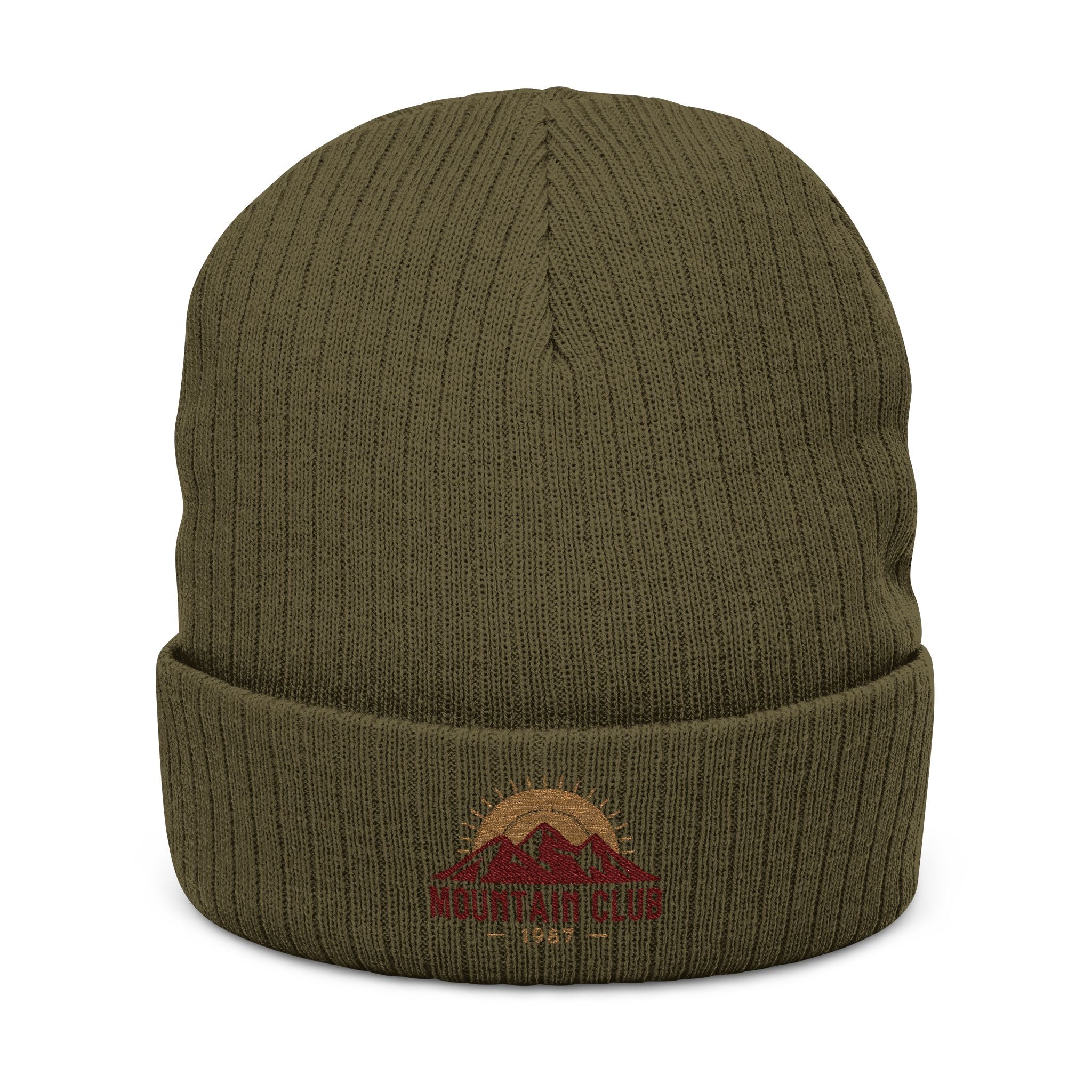 Summit Retro™ Mountain Club Beanie – Cozy Winter Hat & Outdoor Gift