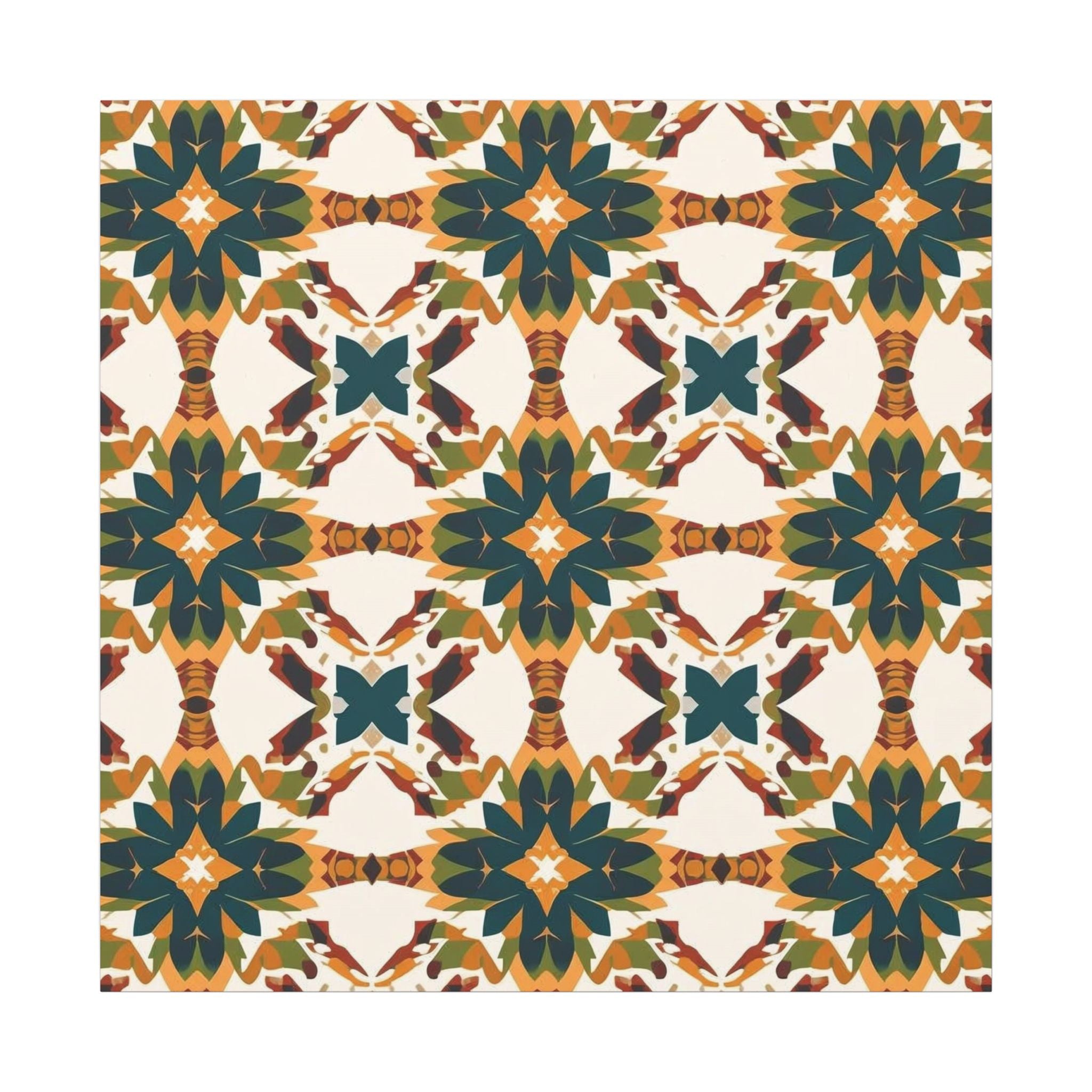 Shweshwe Pattern Canvas Print