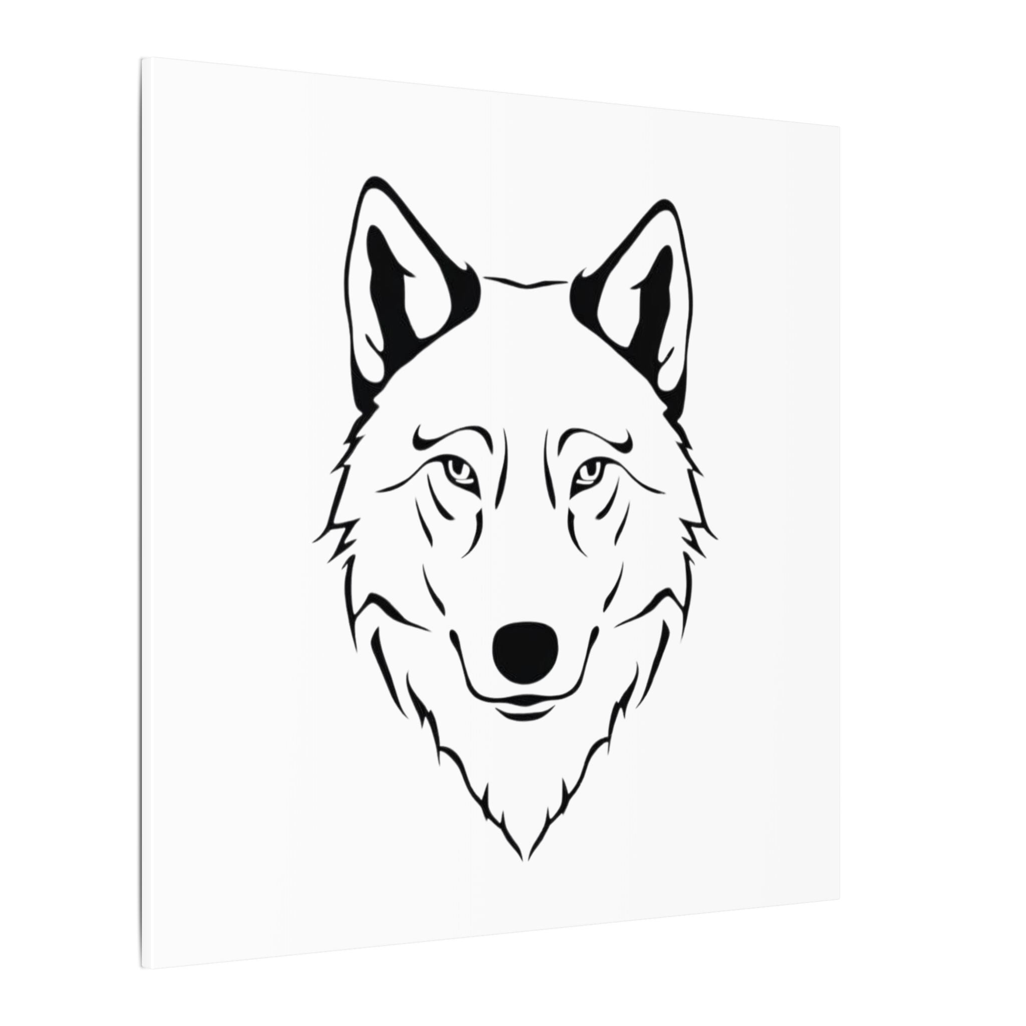 Wolf head art Canvas