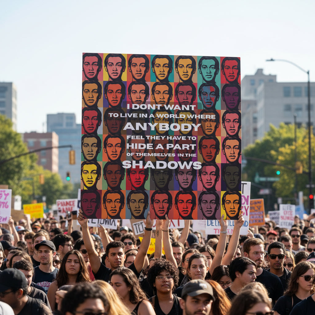 Socially conscious  Illustration Canvas