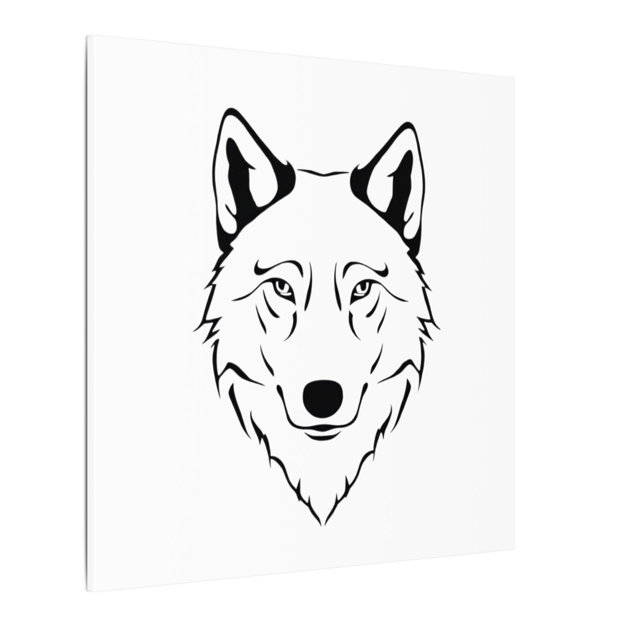 Wolf head art Canvas