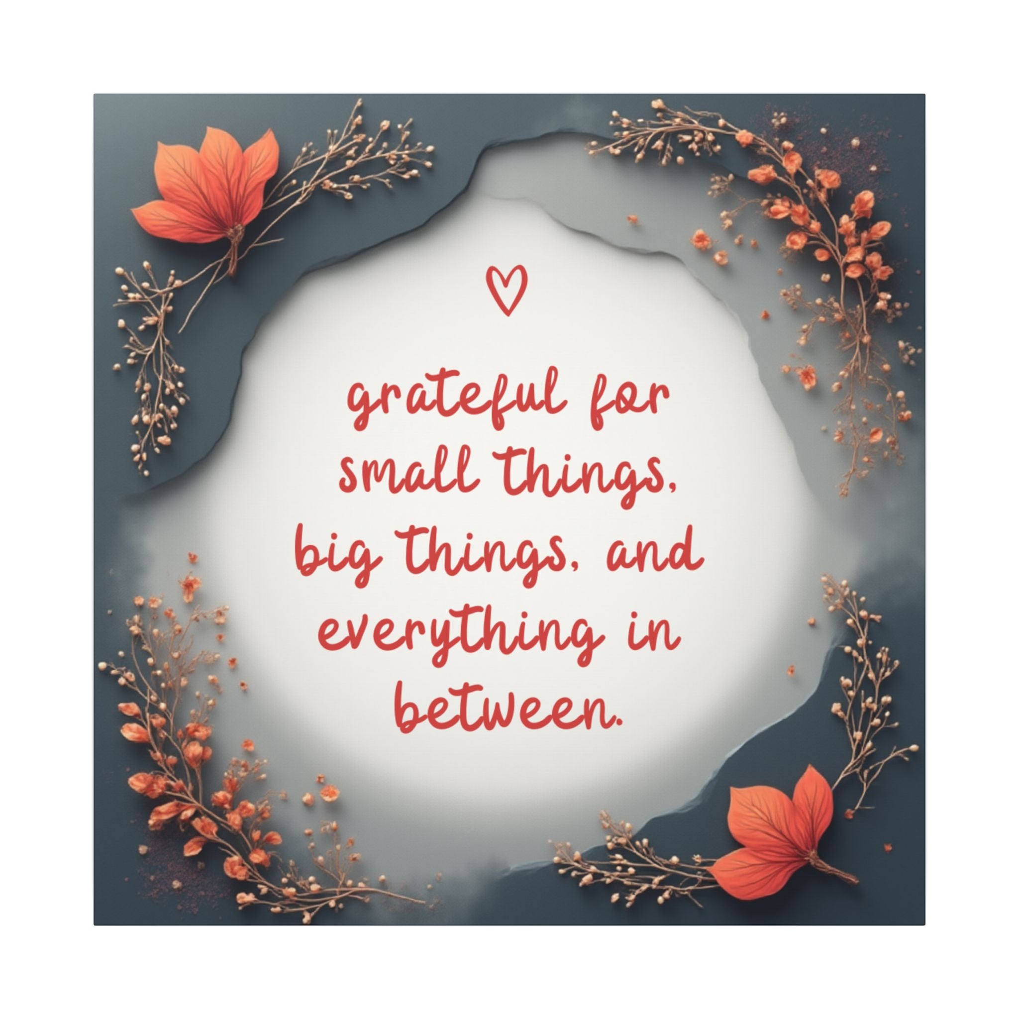 Gratitude Illustration Canvas
