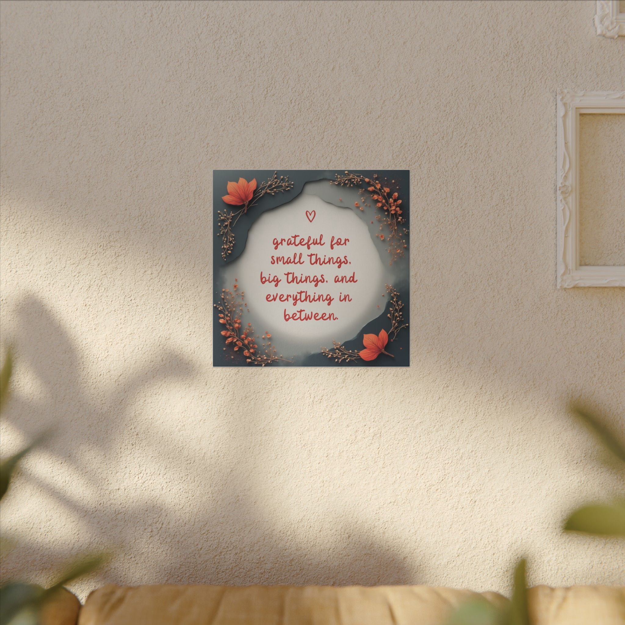 Gratitude Illustration Canvas