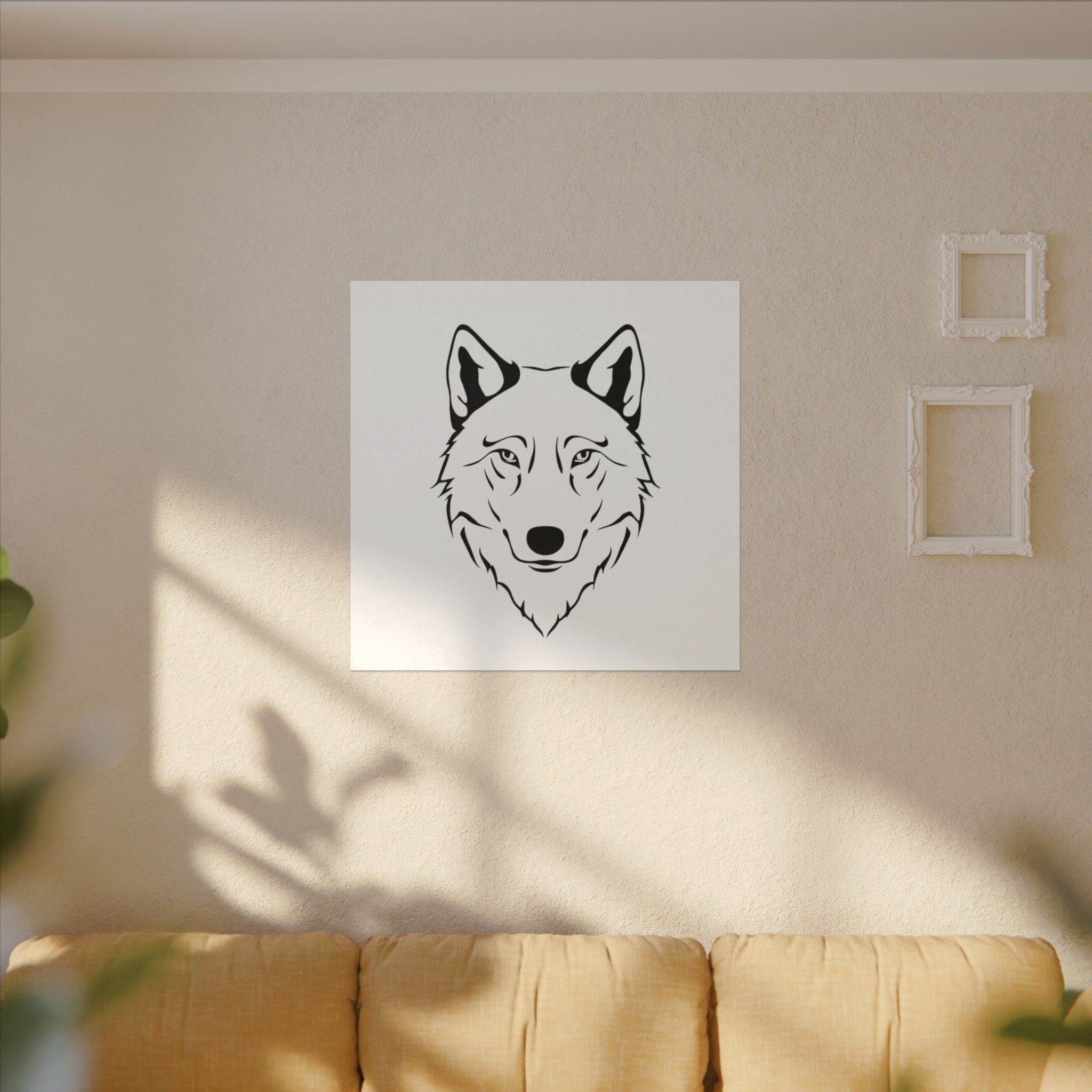 Wolf head art Canvas