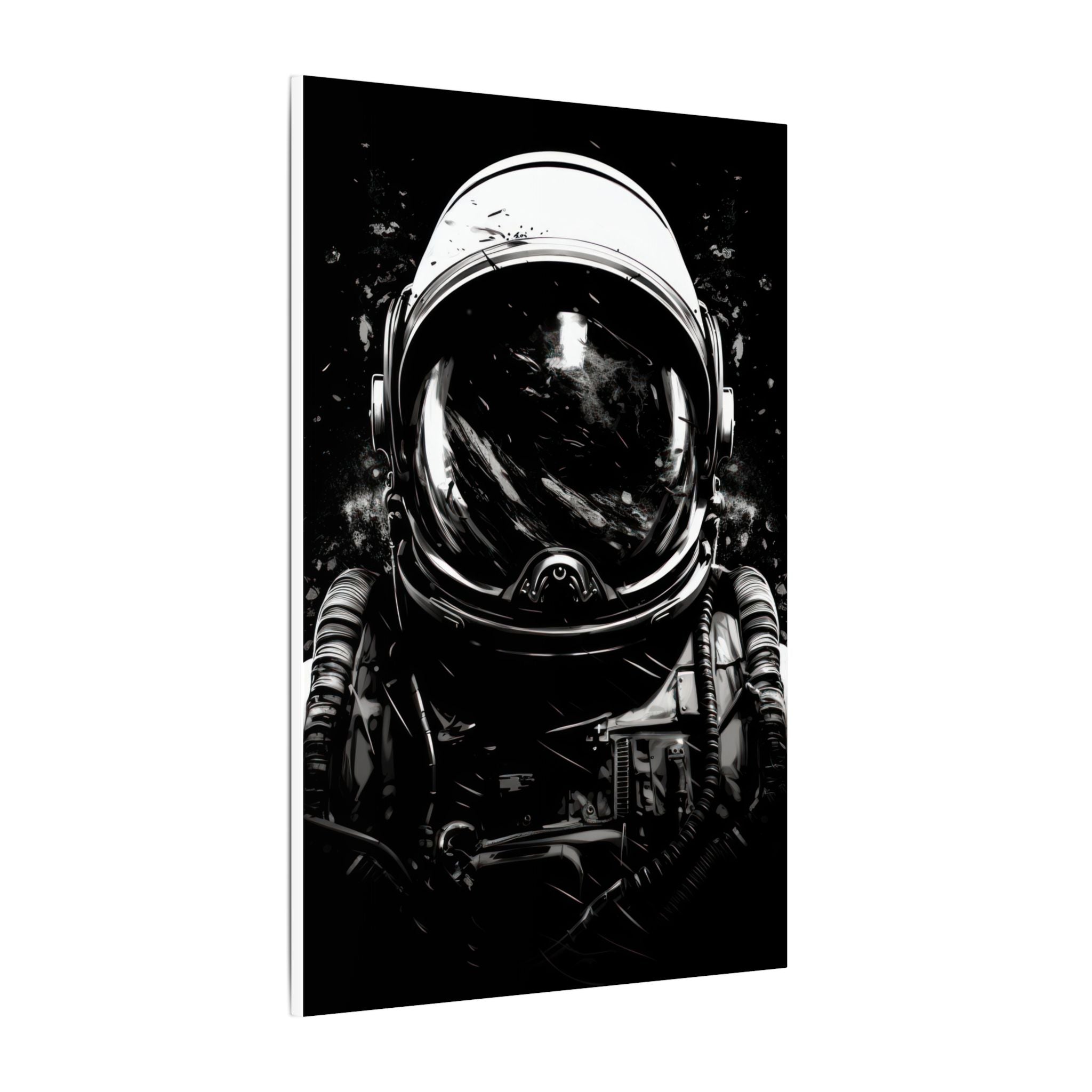 Black & white astronaut art Canvas