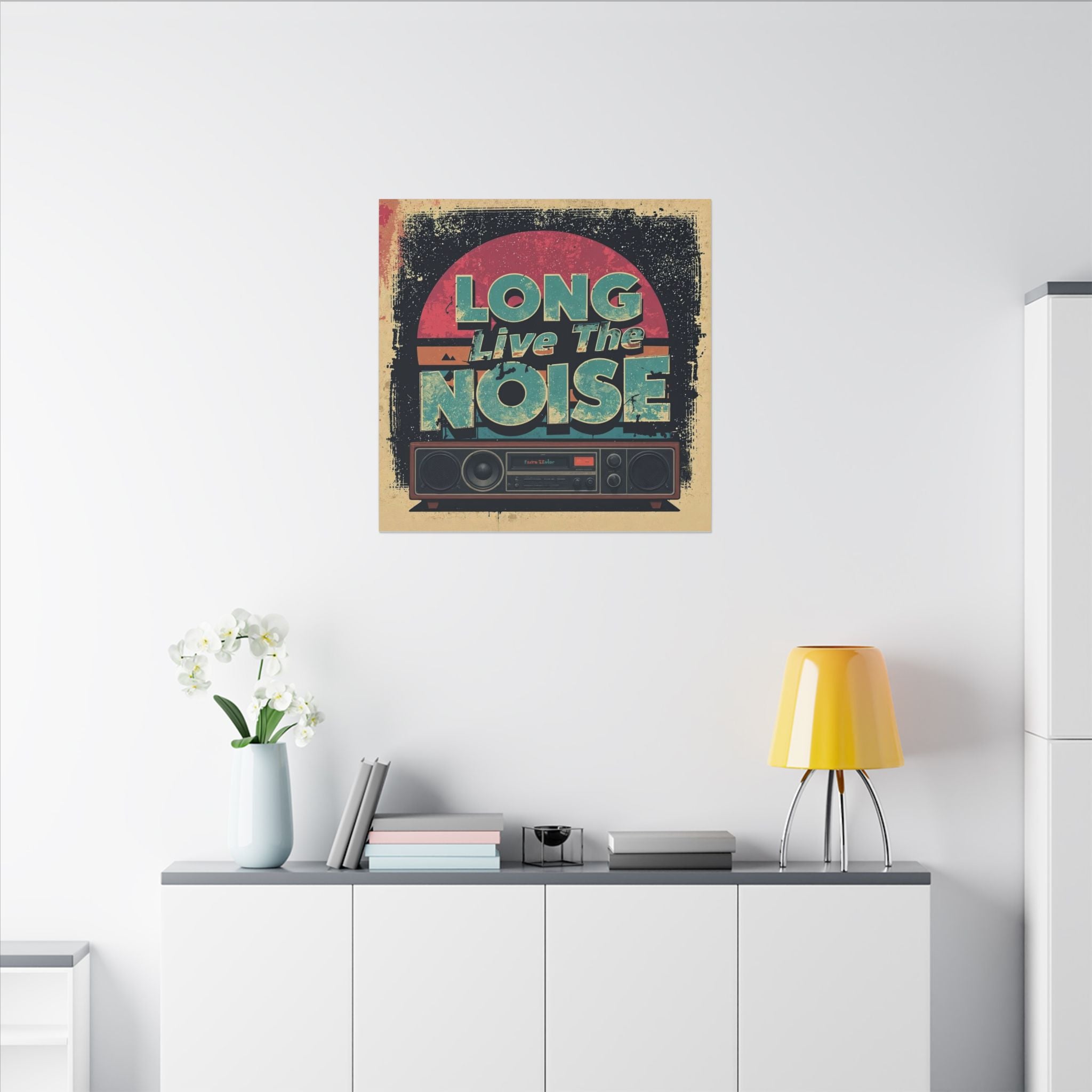Long live the noise art Canvas