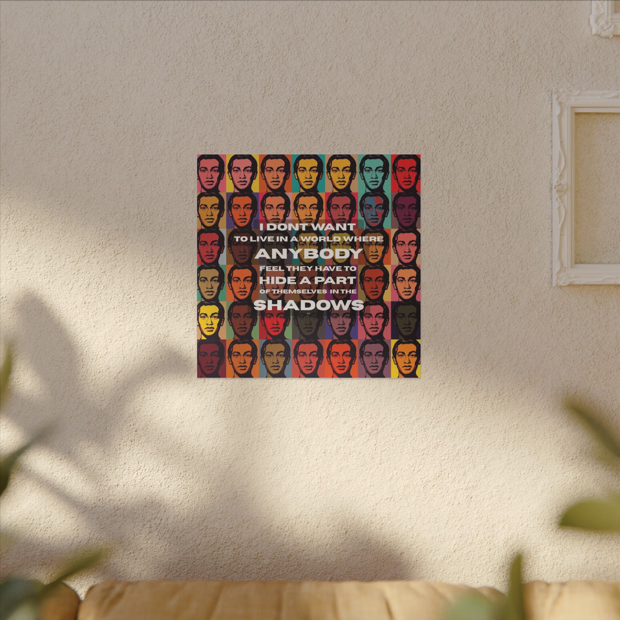 Socially conscious  Illustration Canvas