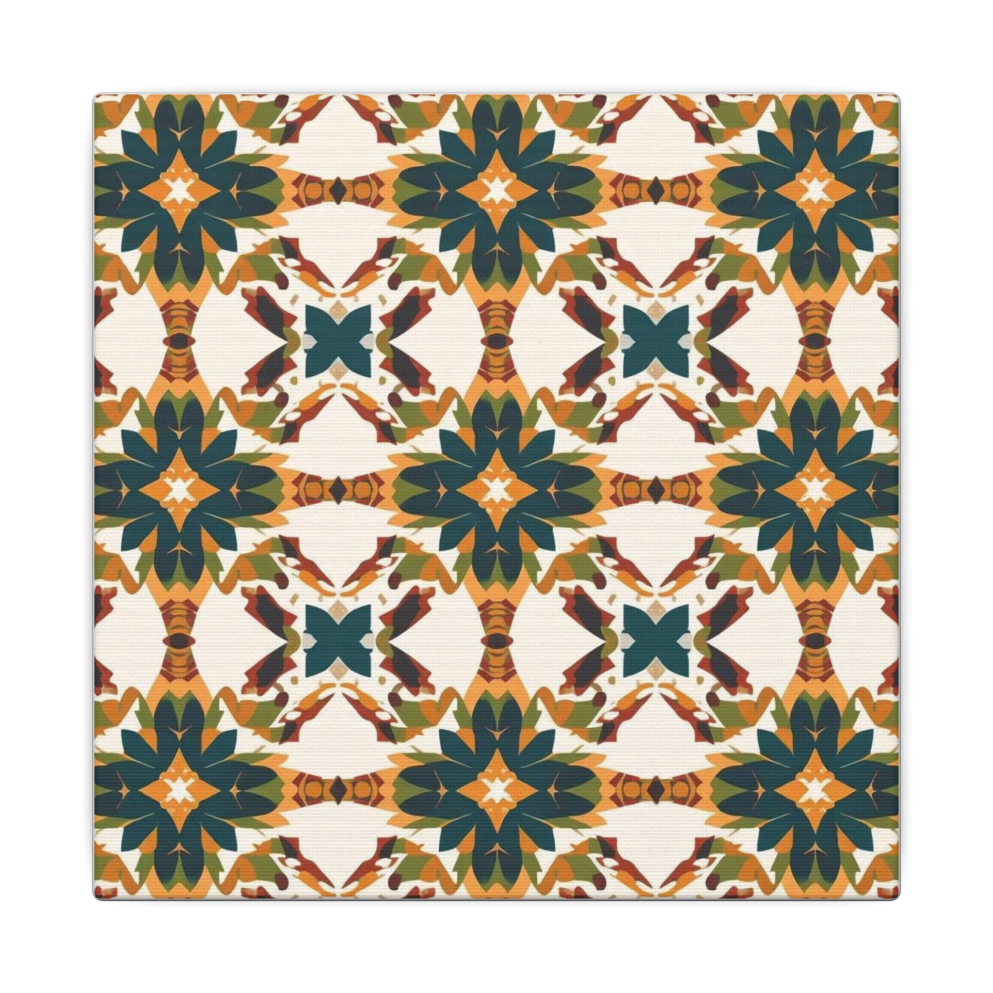 Shweshwe Pattern Canvas Print