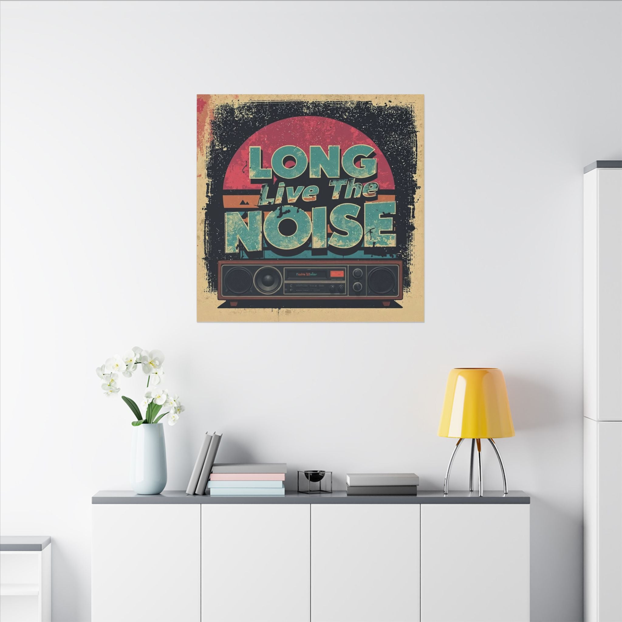 Long live the noise art Canvas