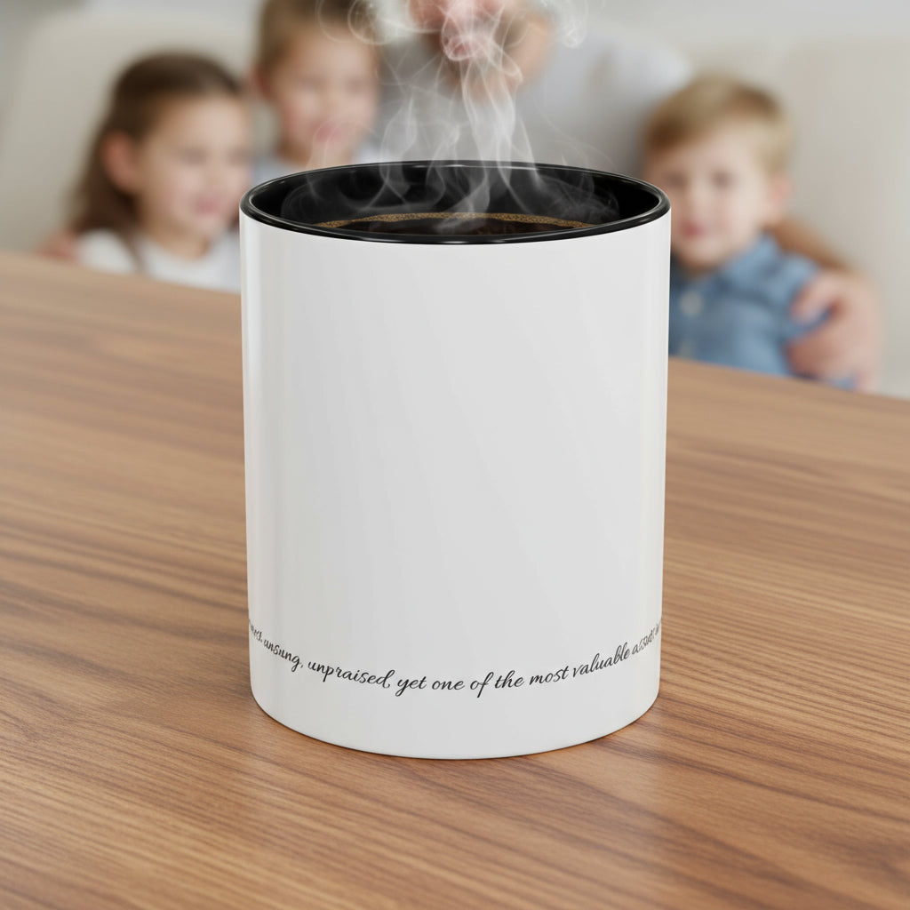 "Good father” Multi-Coloured Inspirational Coffee Mug - Motivational Gift, Office Decor, Birthday Present, Self-Improvement