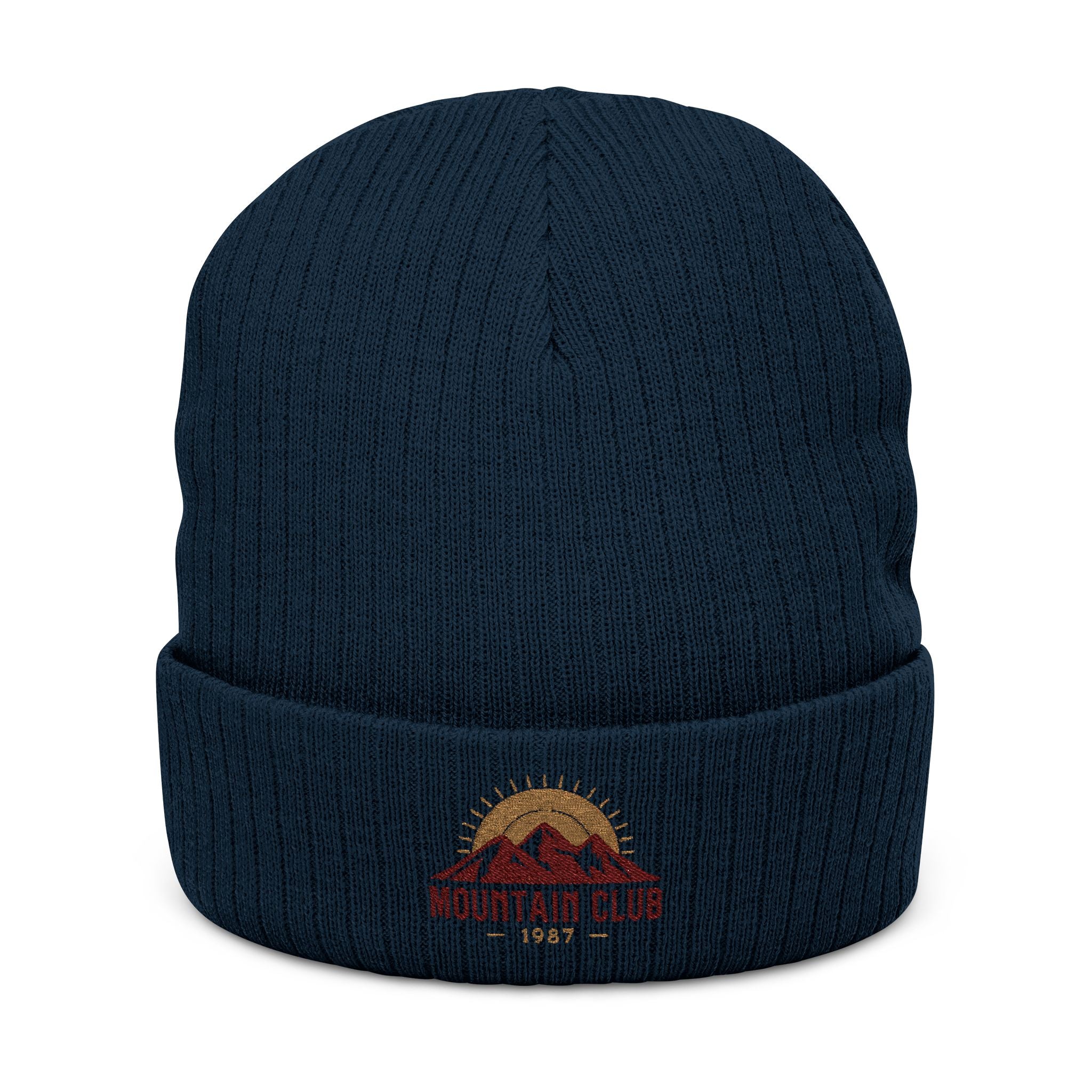 Summit Retro™ Mountain Club Beanie – Cozy Winter Hat & Outdoor Gift