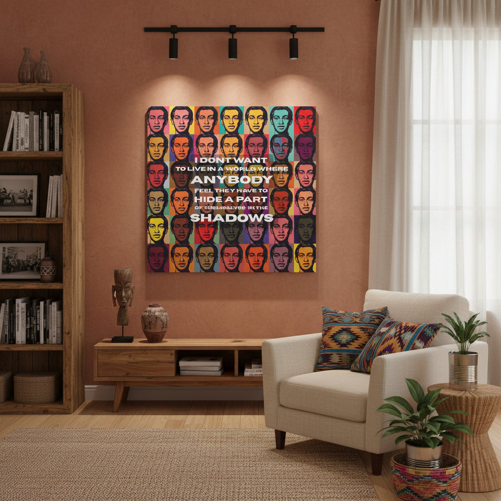 Socially conscious  Illustration Canvas