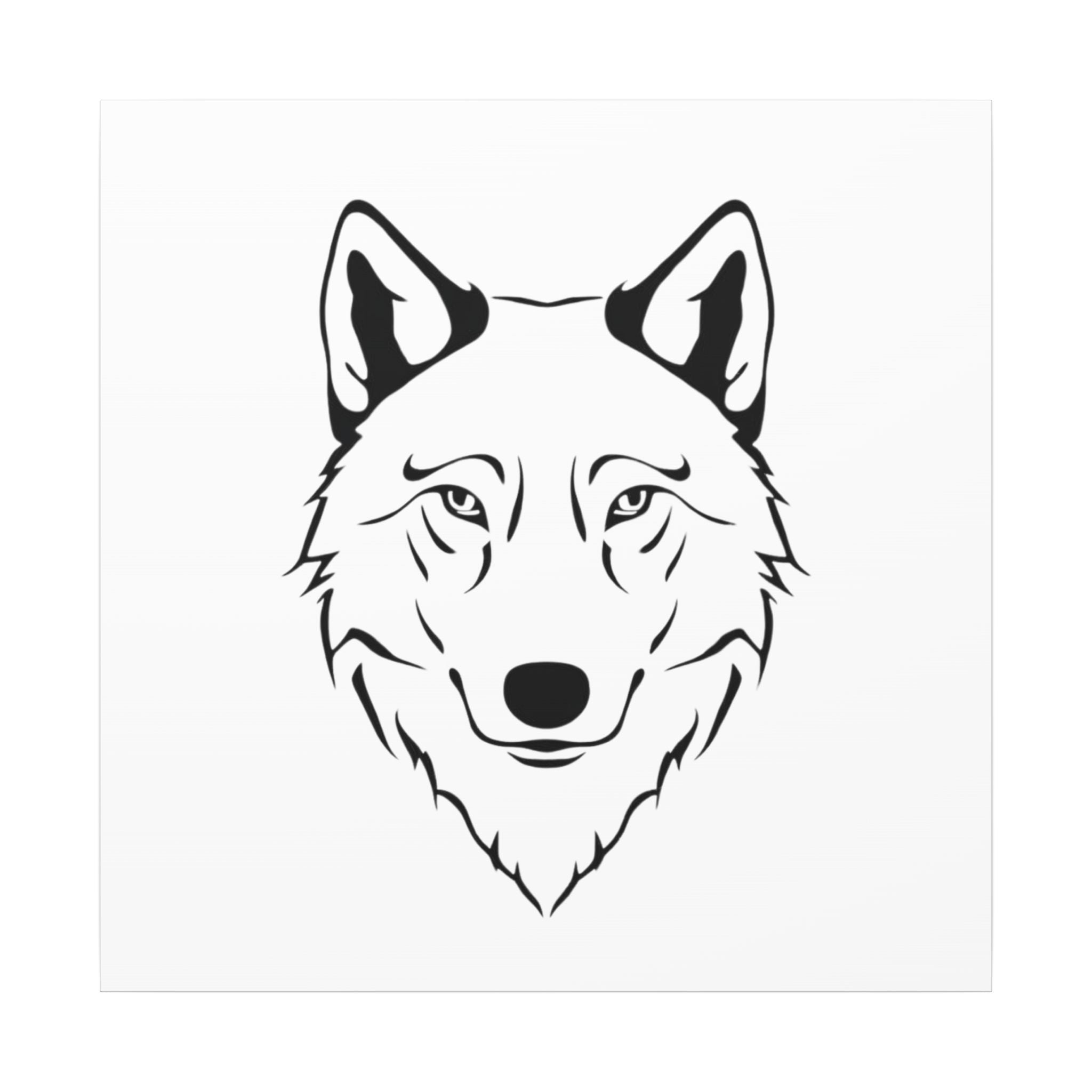 Wolf head art Canvas