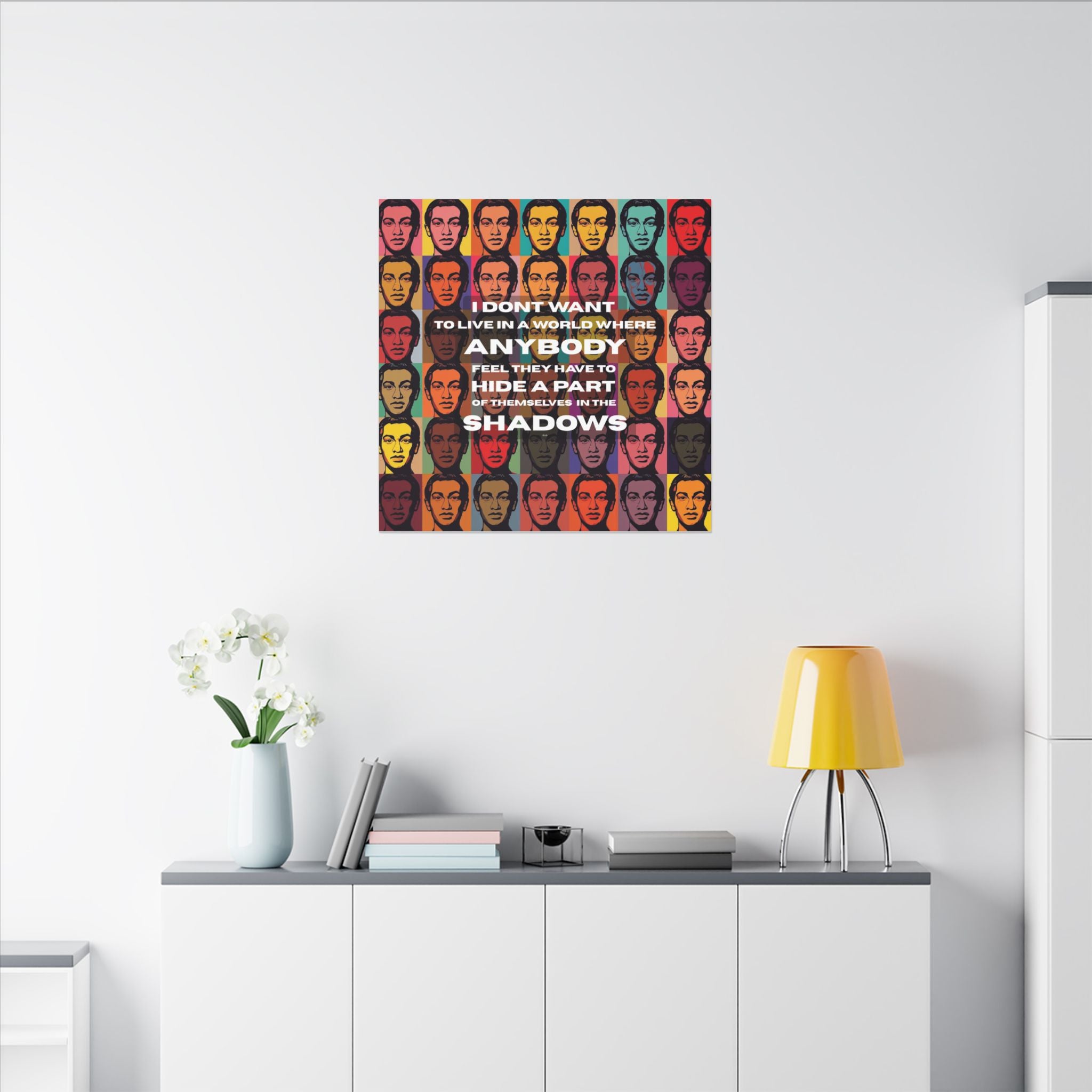 Socially conscious  Illustration Canvas