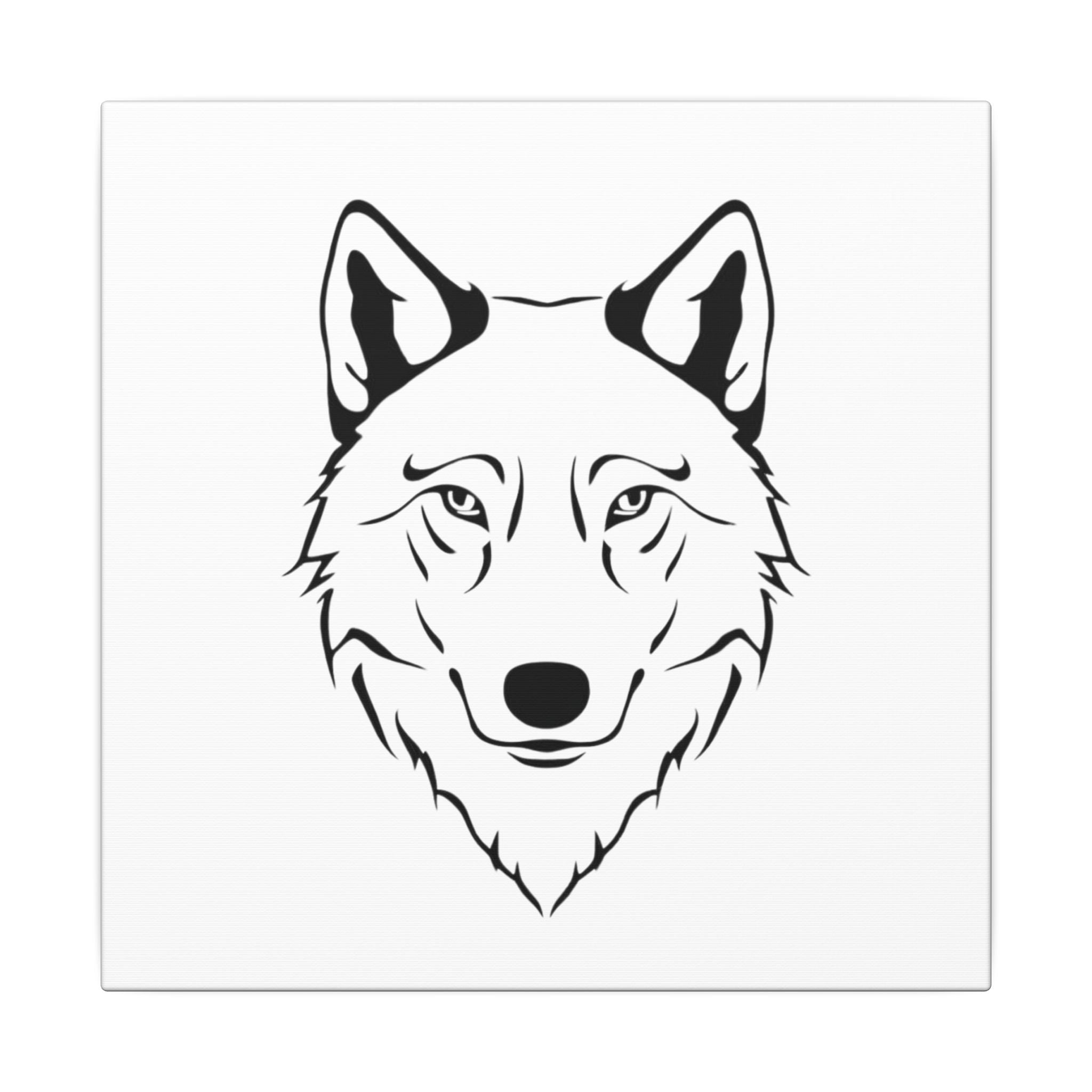 Wolf head art Canvas