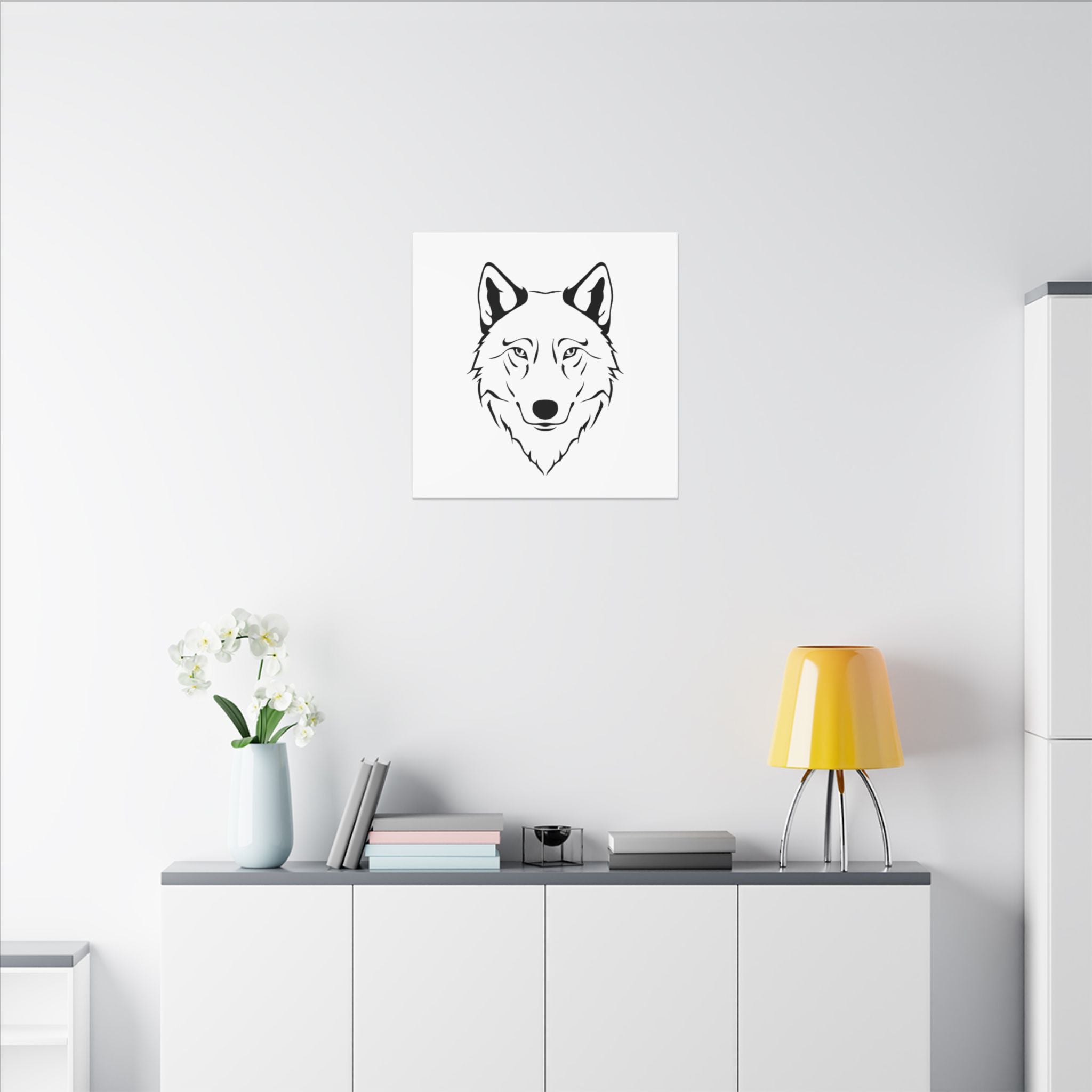 Wolf head art Canvas