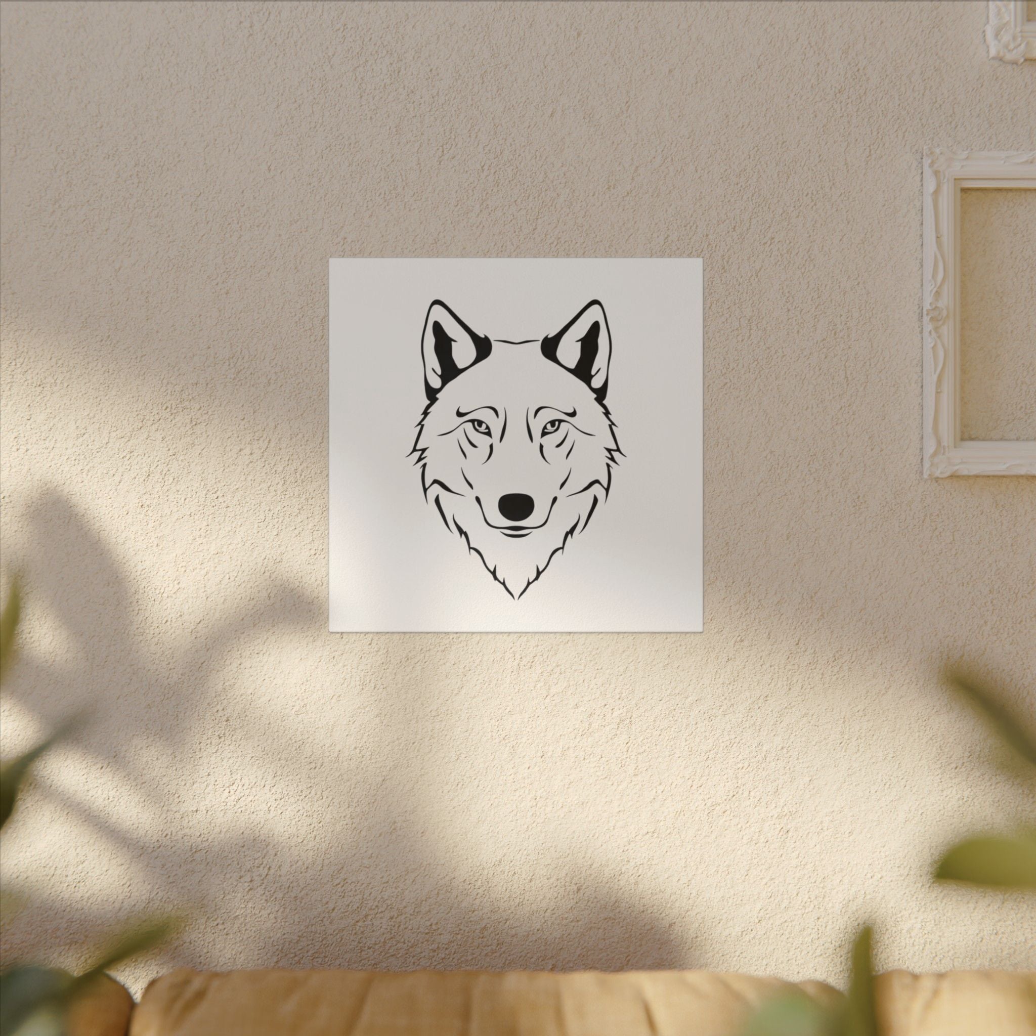 Wolf head art Canvas