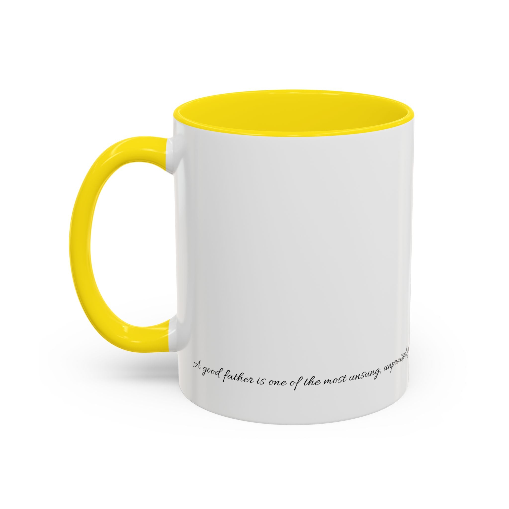 "Good father” Multi-Coloured Inspirational Coffee Mug - Motivational Gift, Office Decor, Birthday Present, Self-Improvement