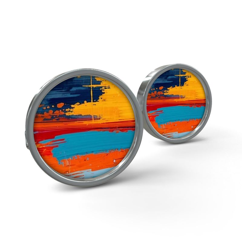 Custom designed cuff link set